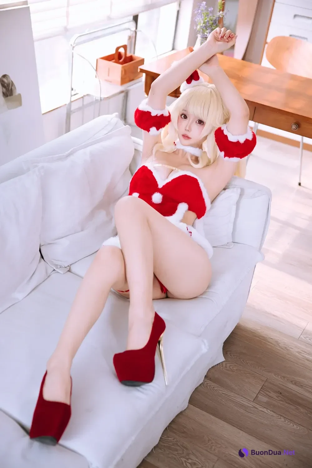 Cosplay Rinaijiao日奈娇 – 圣诞日 Set.01 - Photo 8