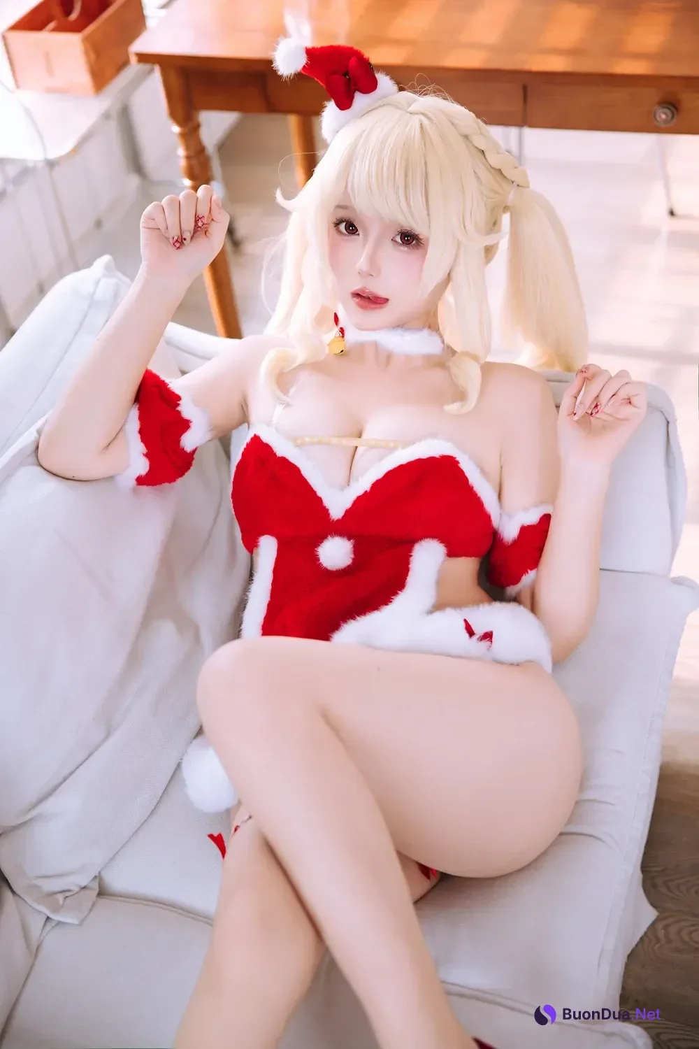 Cosplay Rinaijiao日奈娇 – 圣诞日 Set.01 - Photo 9