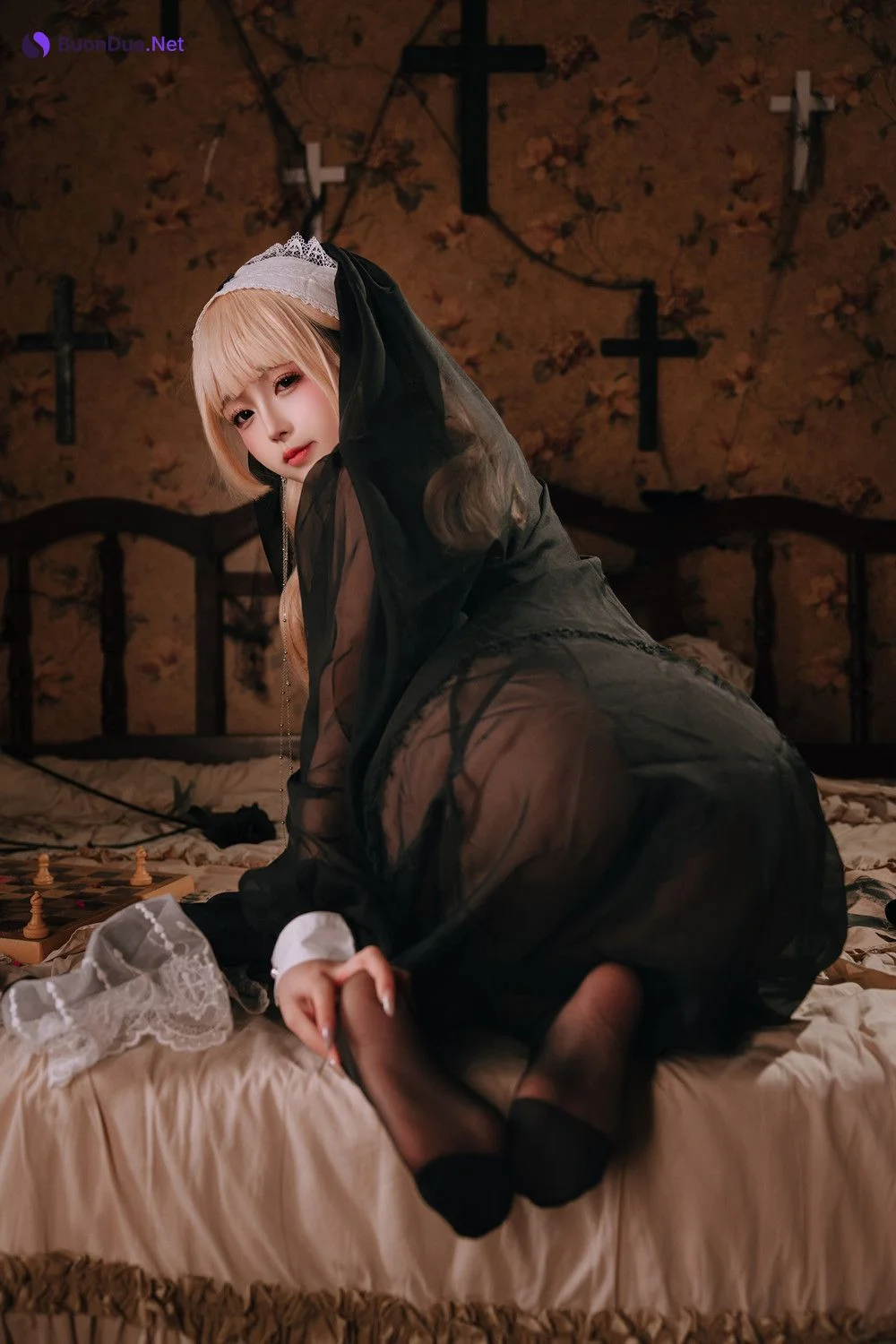 Cosplay Rinaijiao日奈娇 – 禁忌修女 Set.01 - Photo 10