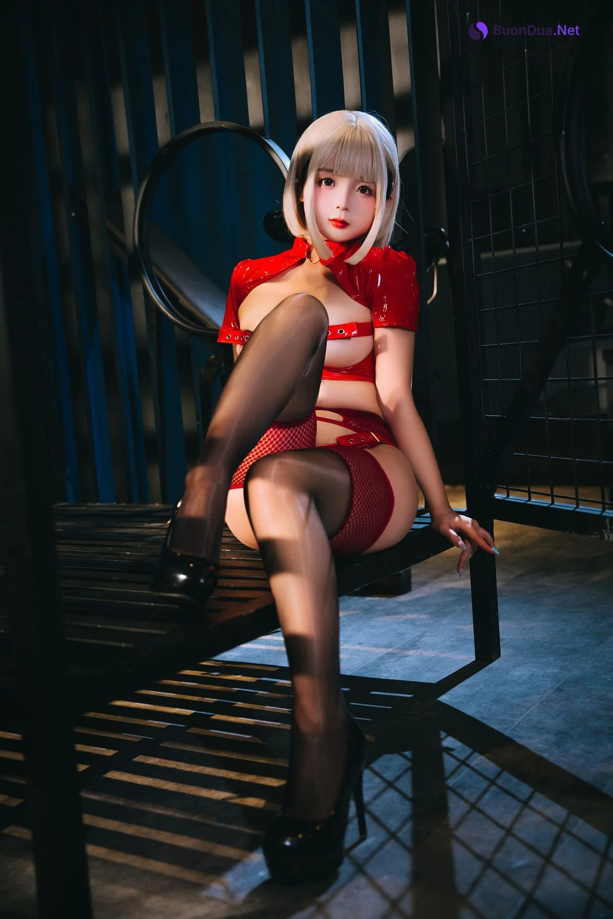 Cosplay Rinaijiao日奈娇 狱长姐姐 Set.01 - Photo 17