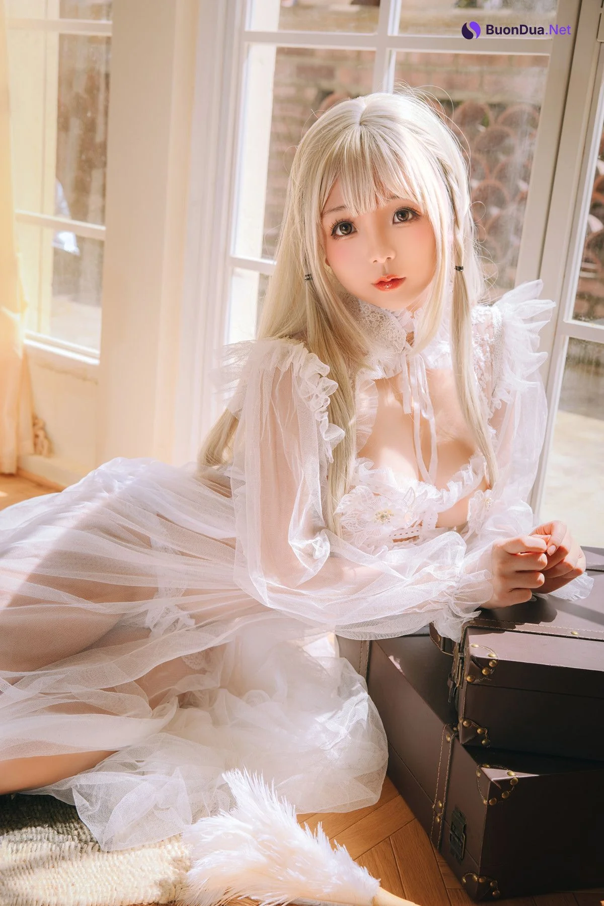 Cosplay Rinaijiao日奈娇 白纱衣 Set.01 - Photo 7
