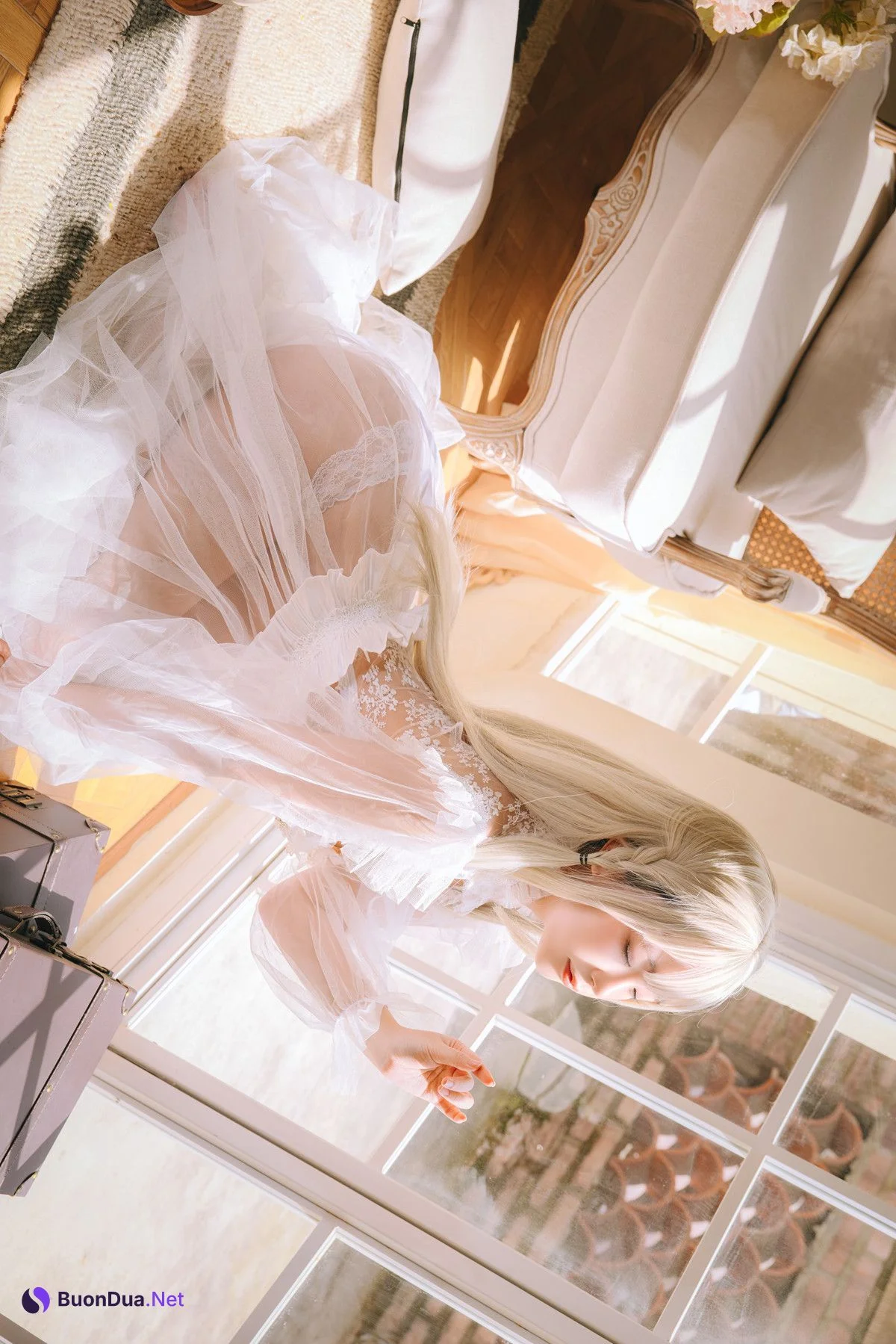 Cosplay Rinaijiao日奈娇 白纱衣 Set.01 - Photo 9