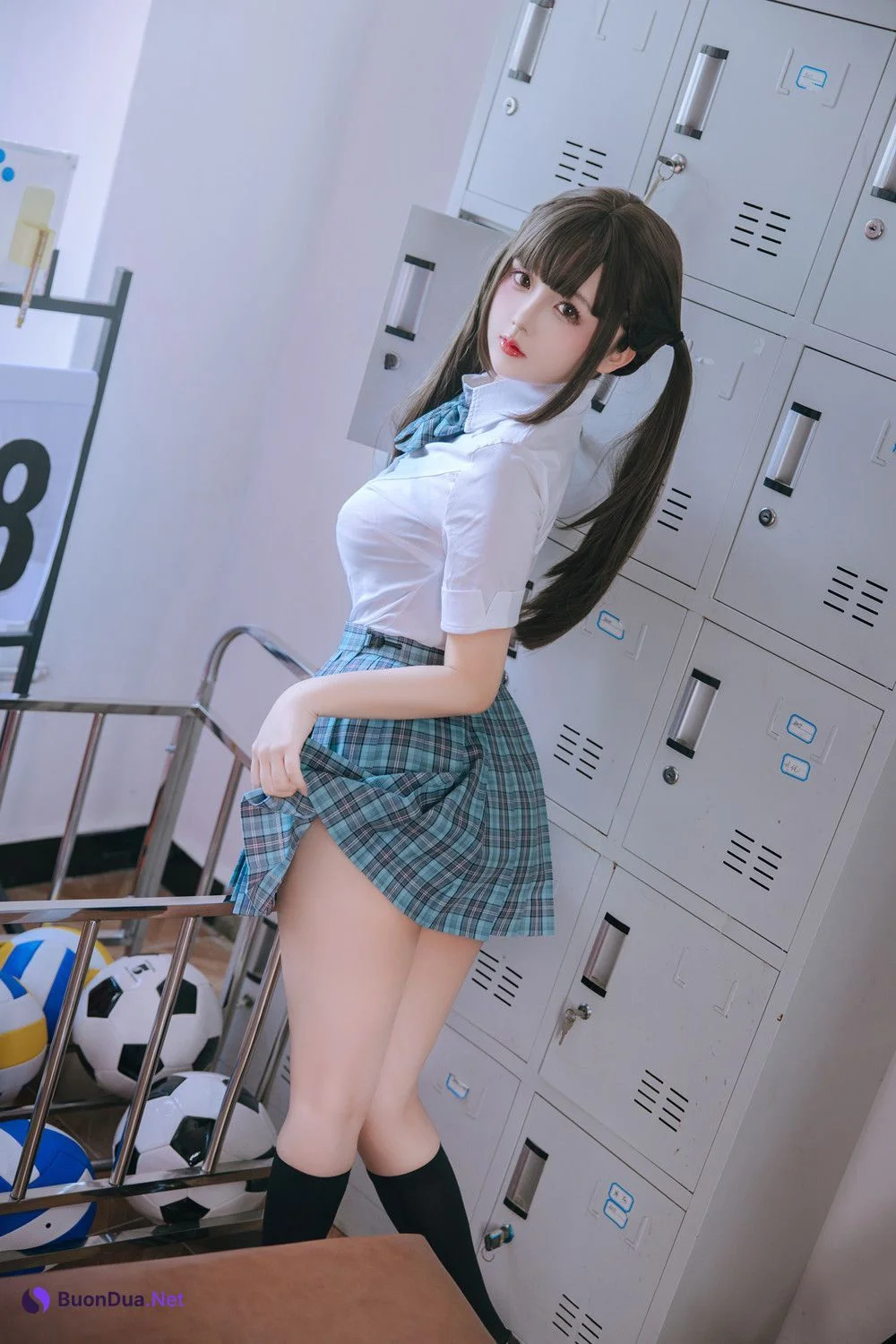 Cosplay Rinaijiao日奈娇 – 更衣室 Set.01 - Photo 4