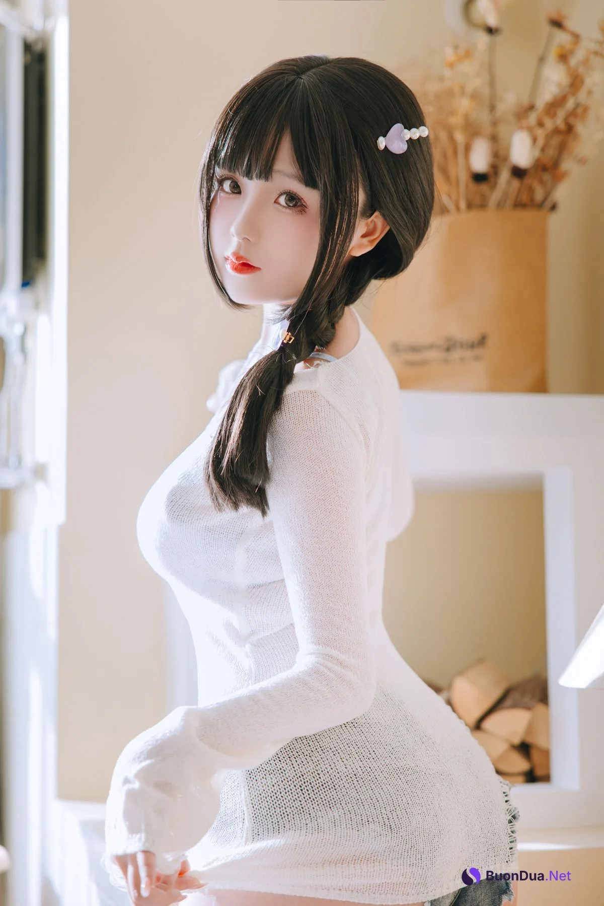 Cosplay Rinaijiao日奈娇 牛仔裤人妻 Set.02 - Photo 4