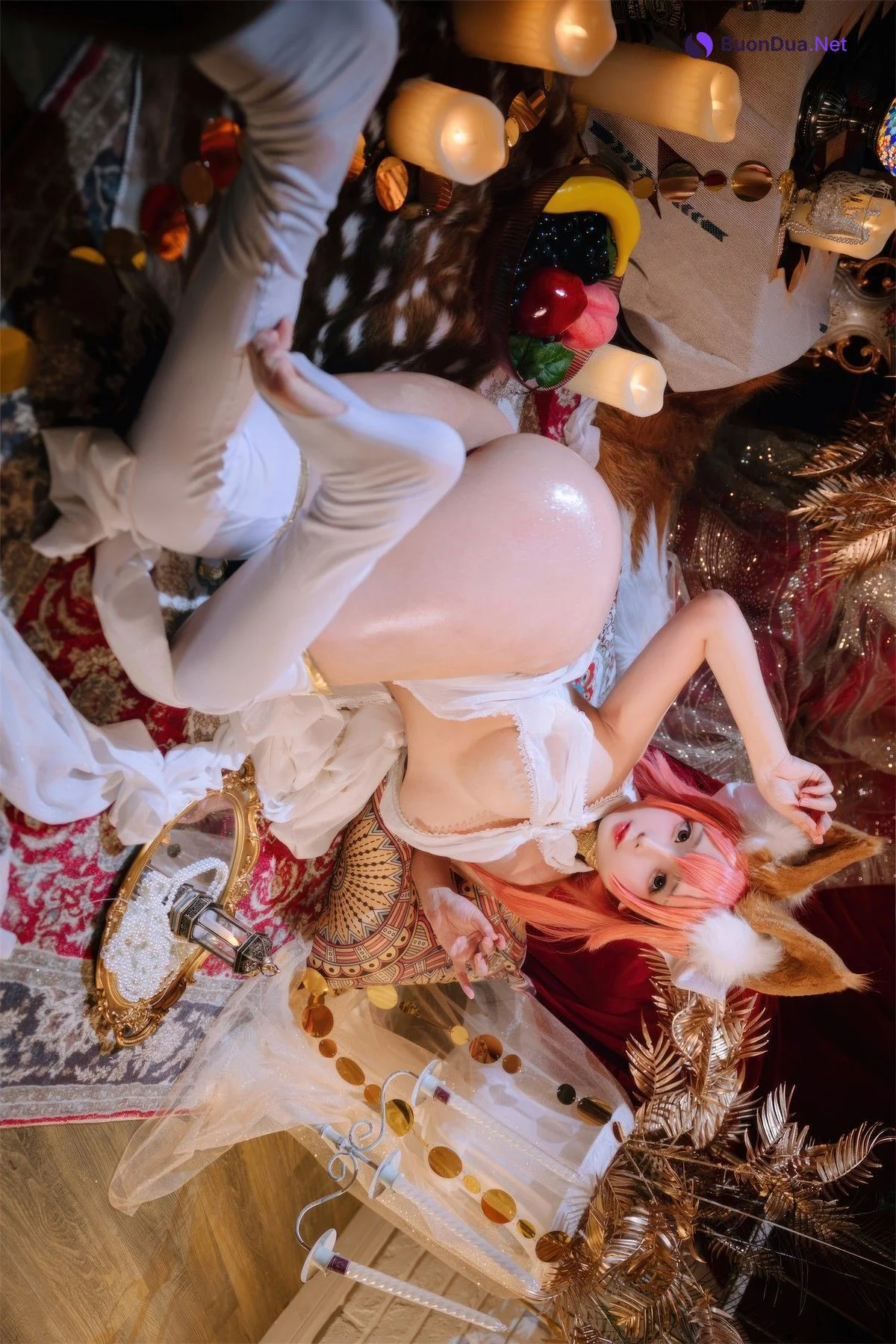 Cosplay Rinaijiao日奈娇 玉藻前舞娘 涂油 Set.02 - Photo 13