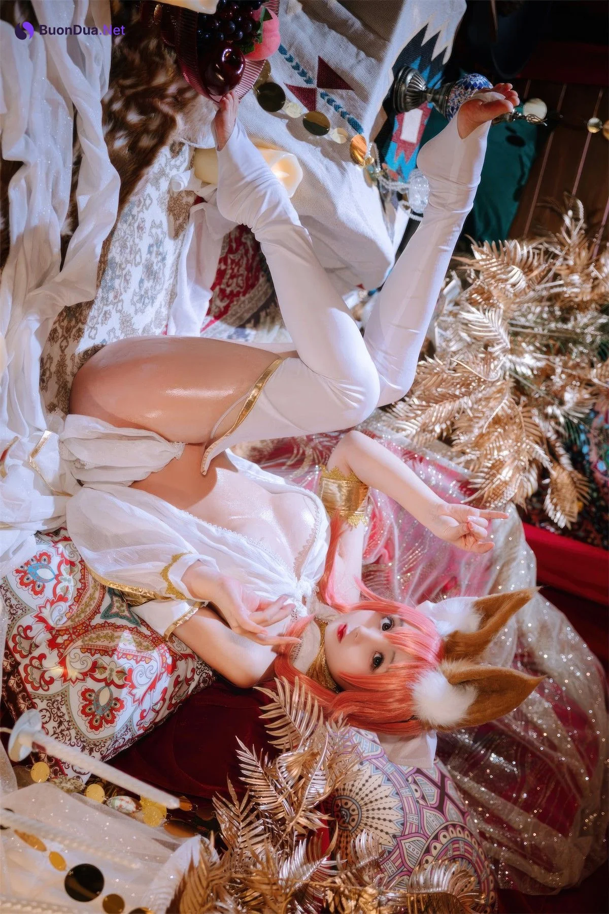 Cosplay Rinaijiao日奈娇 玉藻前舞娘 涂油 Set.02 - Photo 5