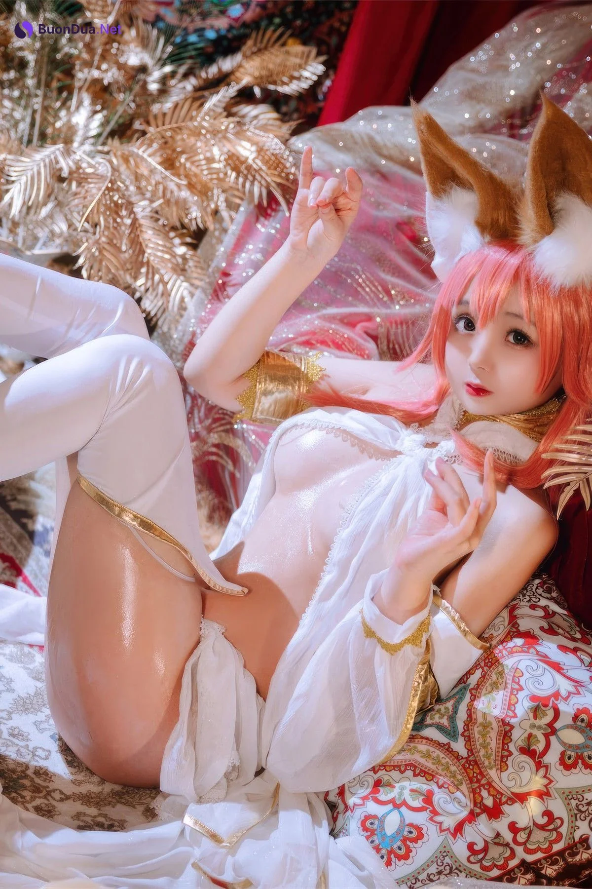 Cosplay Rinaijiao日奈娇 玉藻前舞娘 涂油 Set.02 - Photo 6