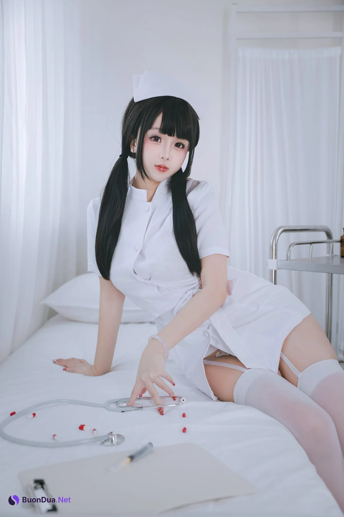 Cosplay Rinaijiao日奈娇 诊所护士 Set.02 - Photo 10