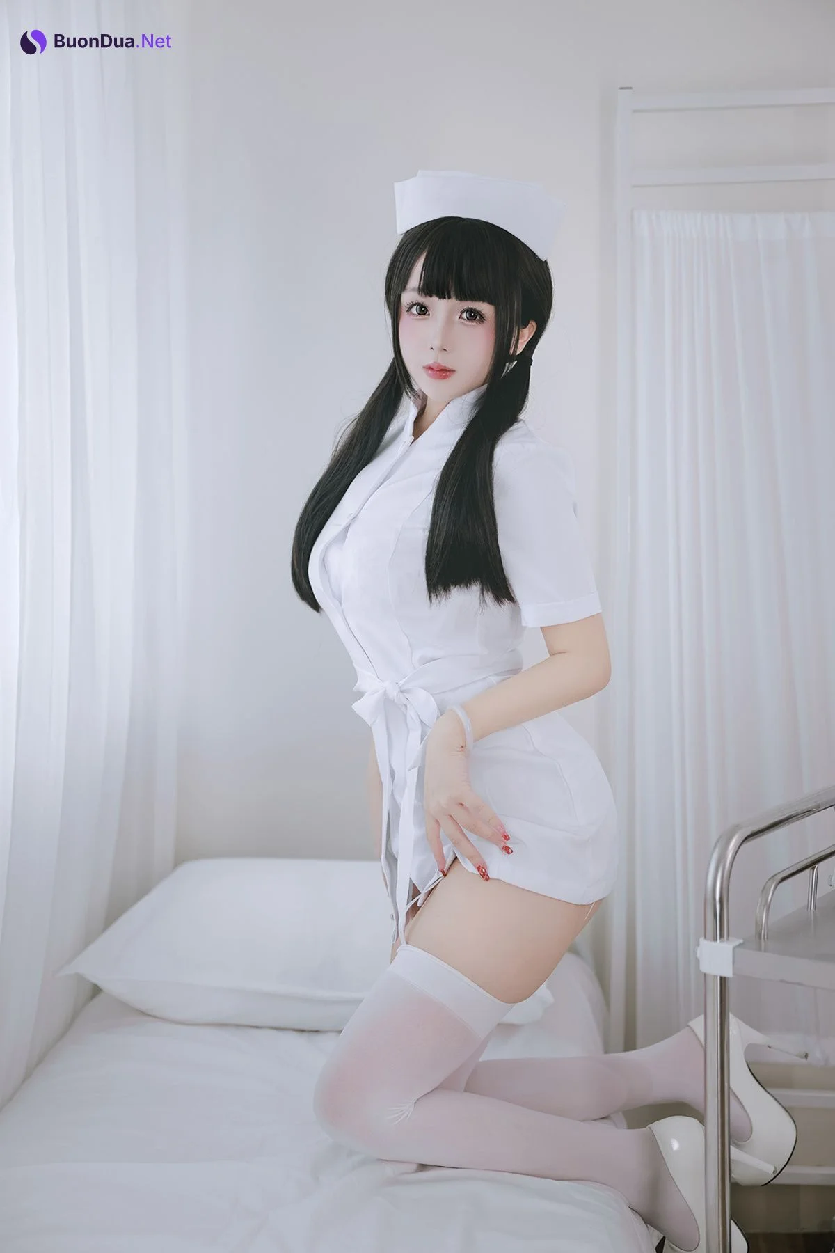 Cosplay Rinaijiao日奈娇 诊所护士 Set.02 - Photo 11