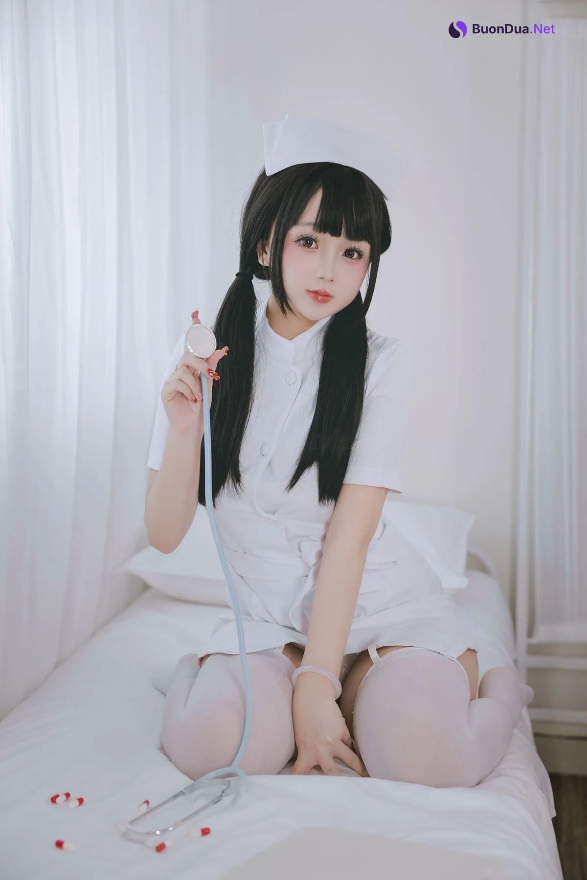 Cosplay Rinaijiao日奈娇 诊所护士 Set.02 - Photo 15