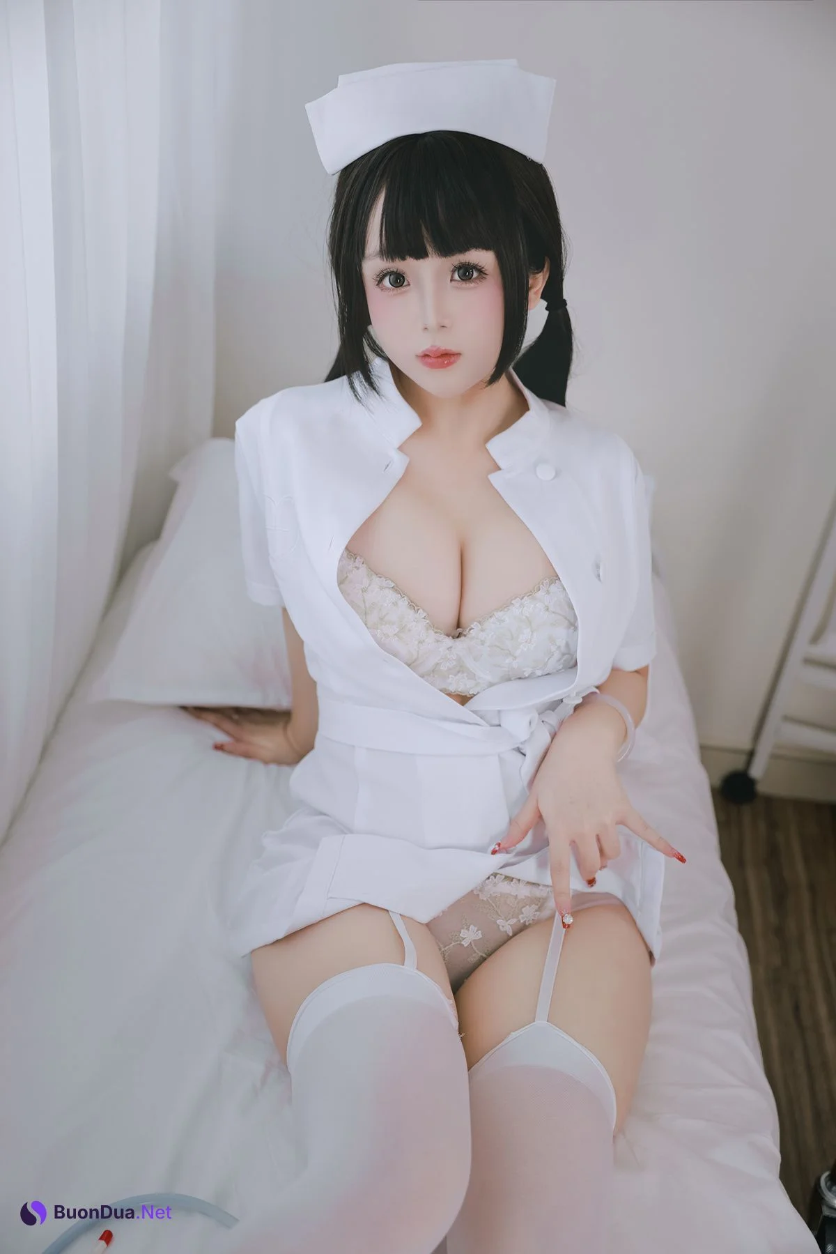 Cosplay Rinaijiao日奈娇 诊所护士 Set.02 - Photo 19