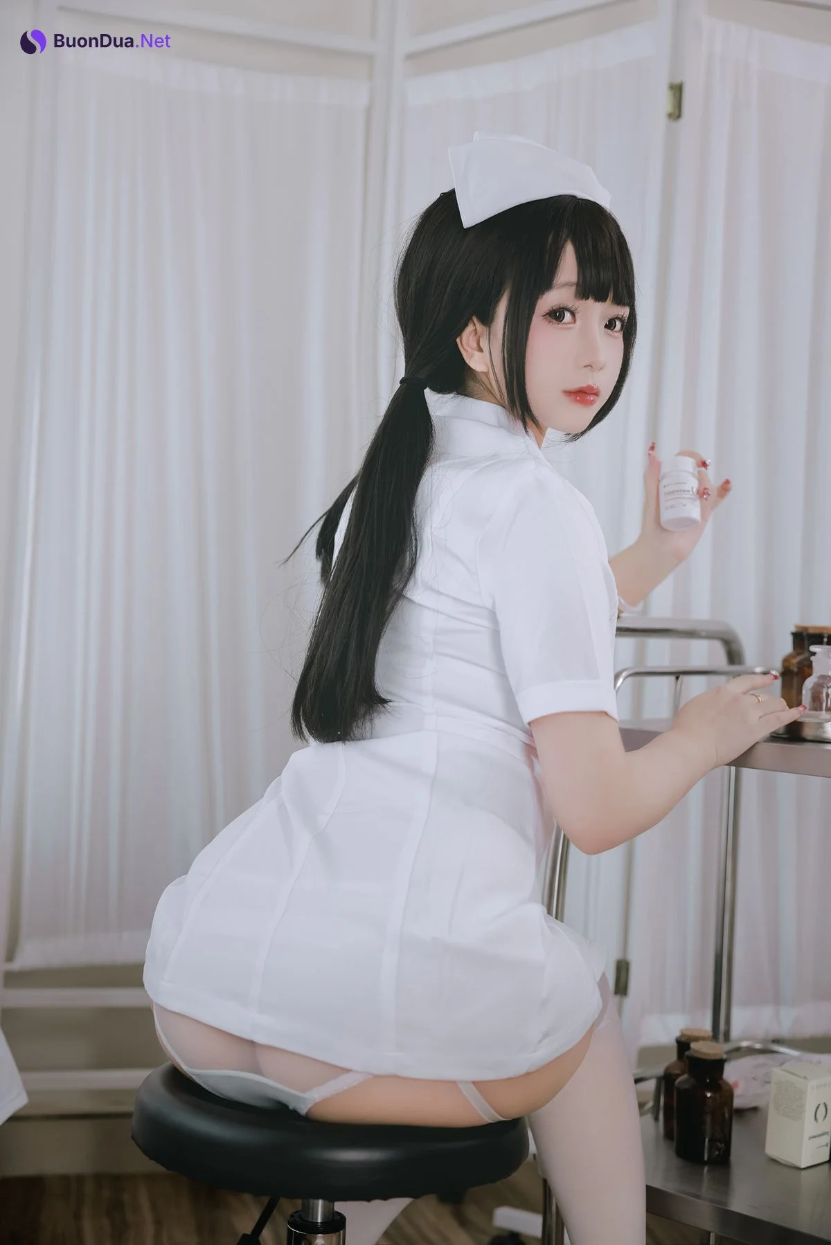Cosplay Rinaijiao日奈娇 诊所护士 Set.02 - Photo 3