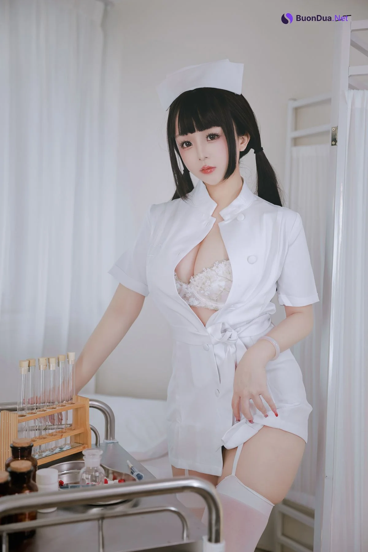 Cosplay Rinaijiao日奈娇 诊所护士 Set.02 - Photo 5