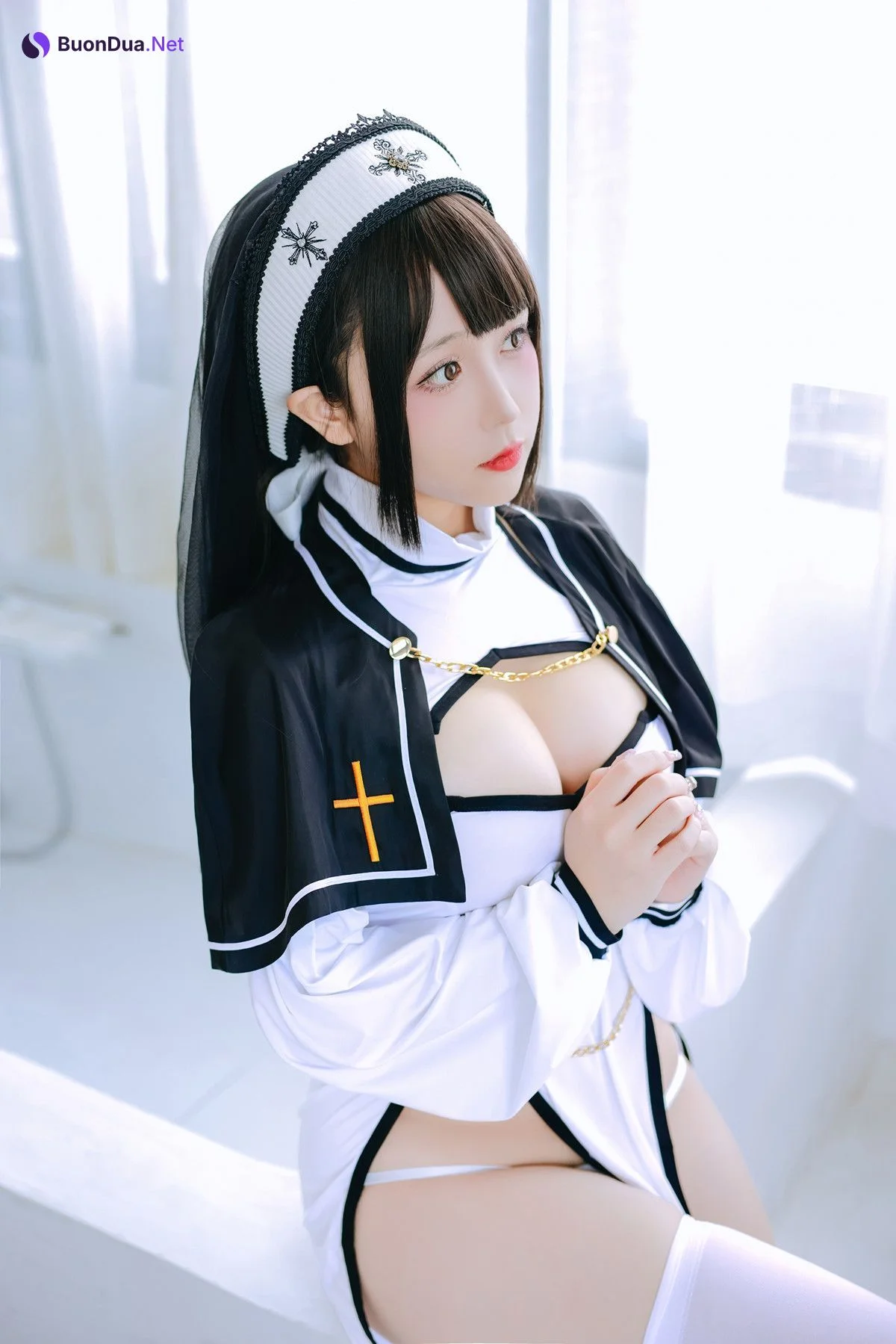 Cosplay Rinaijiao日奈娇 修女 Set.02 - Photo 11