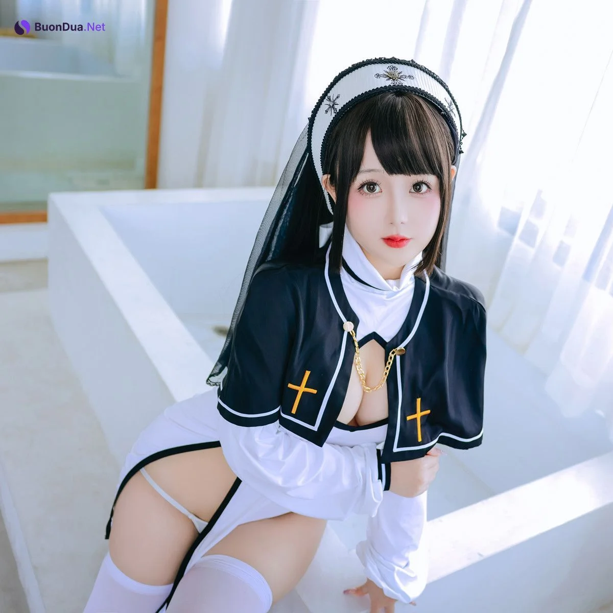 Cosplay Rinaijiao日奈娇 修女 Set.02 - Photo 14