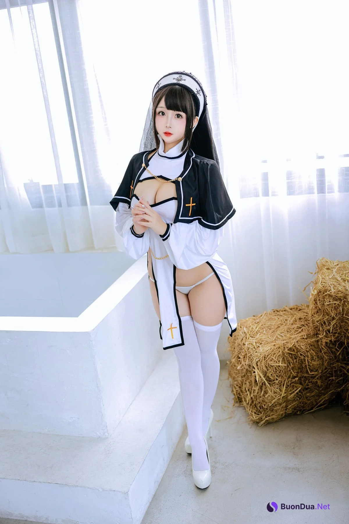 Cosplay Rinaijiao日奈娇 修女 Set.02 - Photo 2