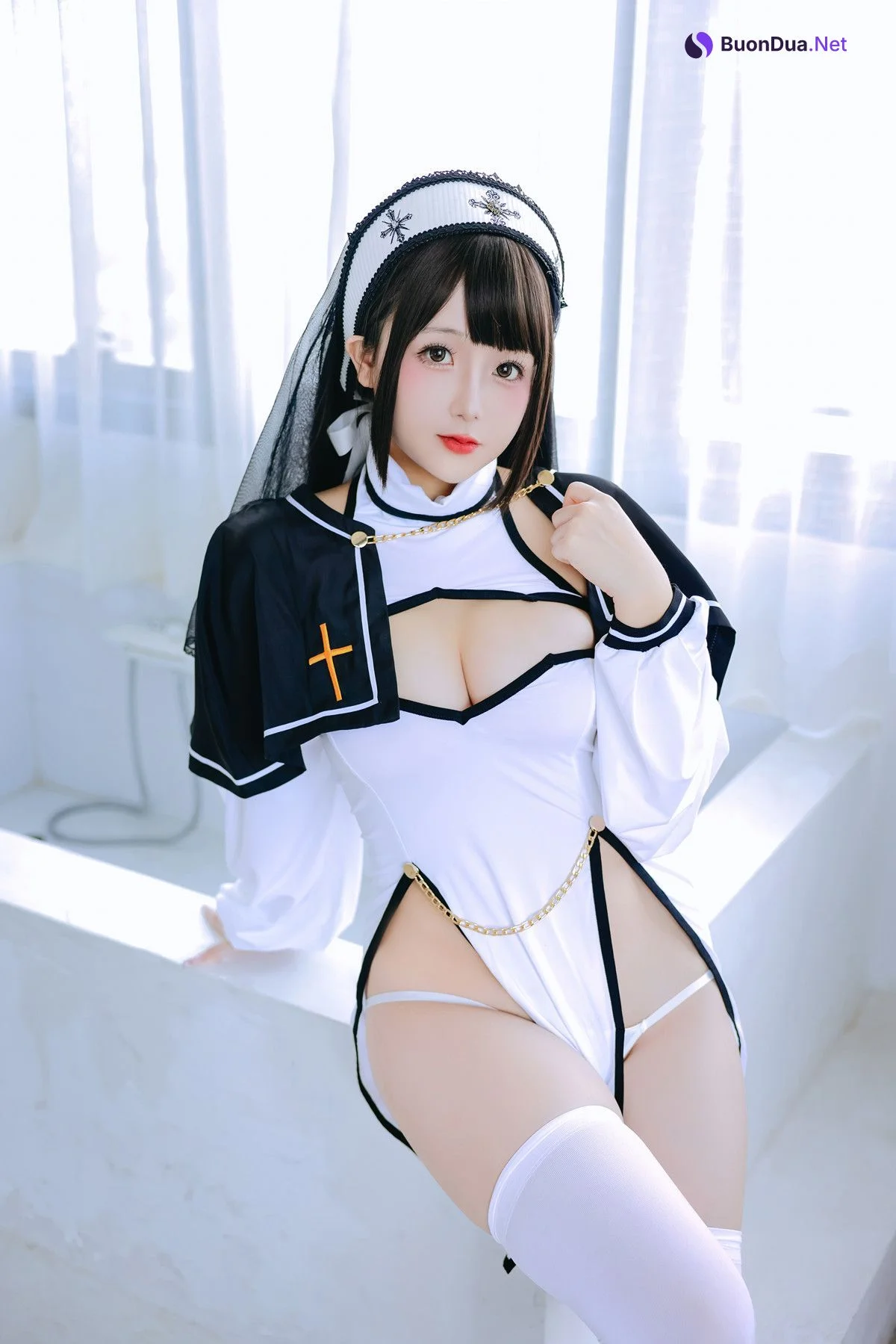 Cosplay Rinaijiao日奈娇 修女 Set.02 - Photo 5