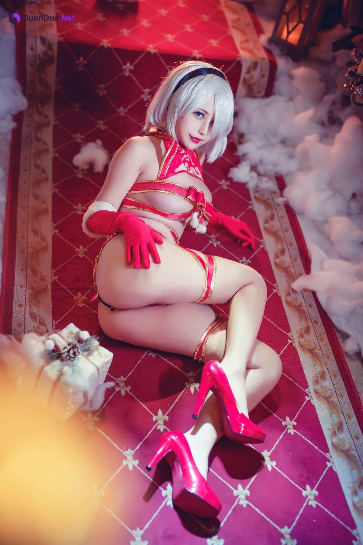Cosplay 沖田凜花Rinka 圣诞2B RED - รูปภาพ 13