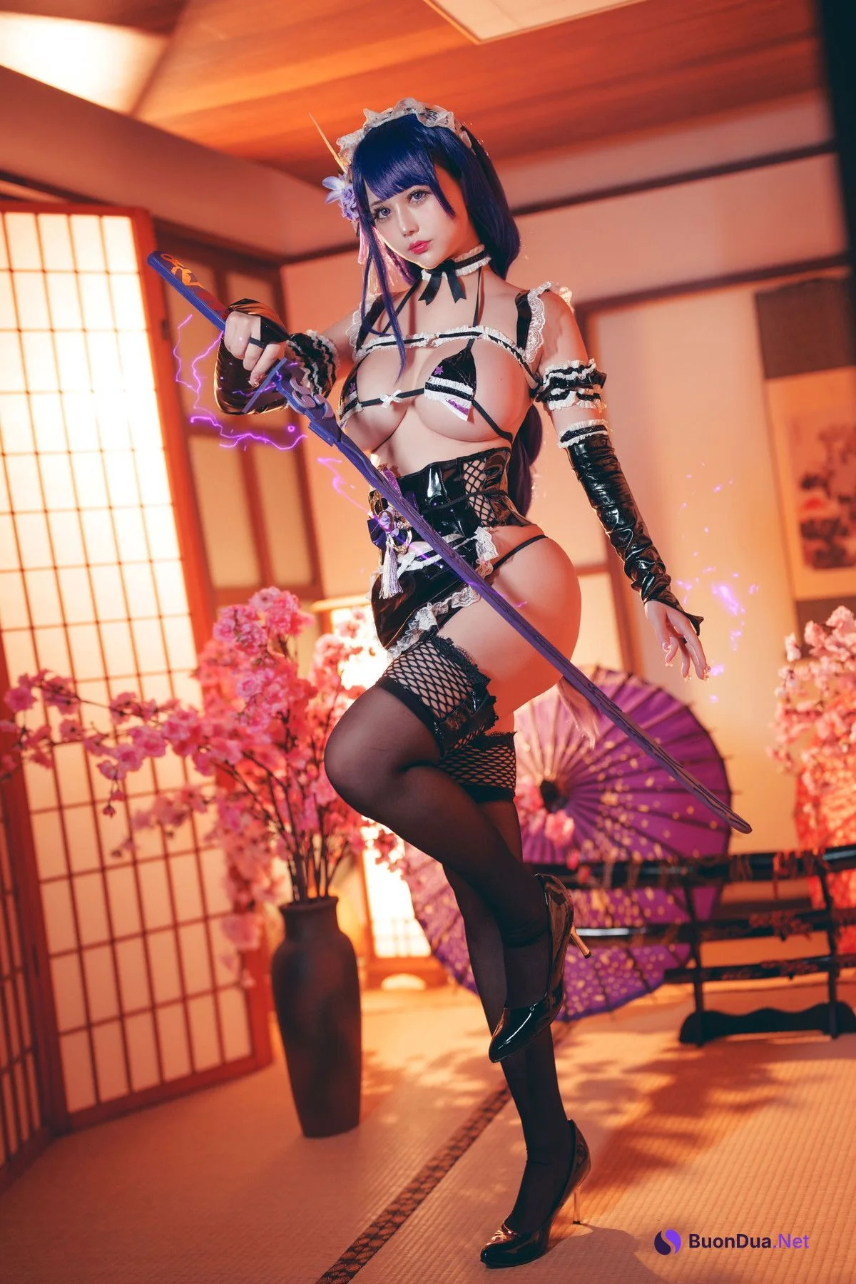 Cosplay 沖田凜花Rinka 雷电将军 - Photo 10