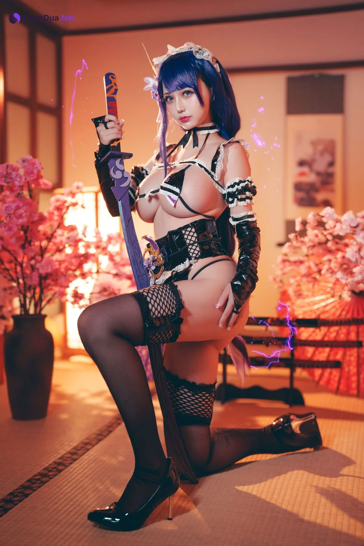 Cosplay 沖田凜花Rinka 雷电将军 - Photo 13