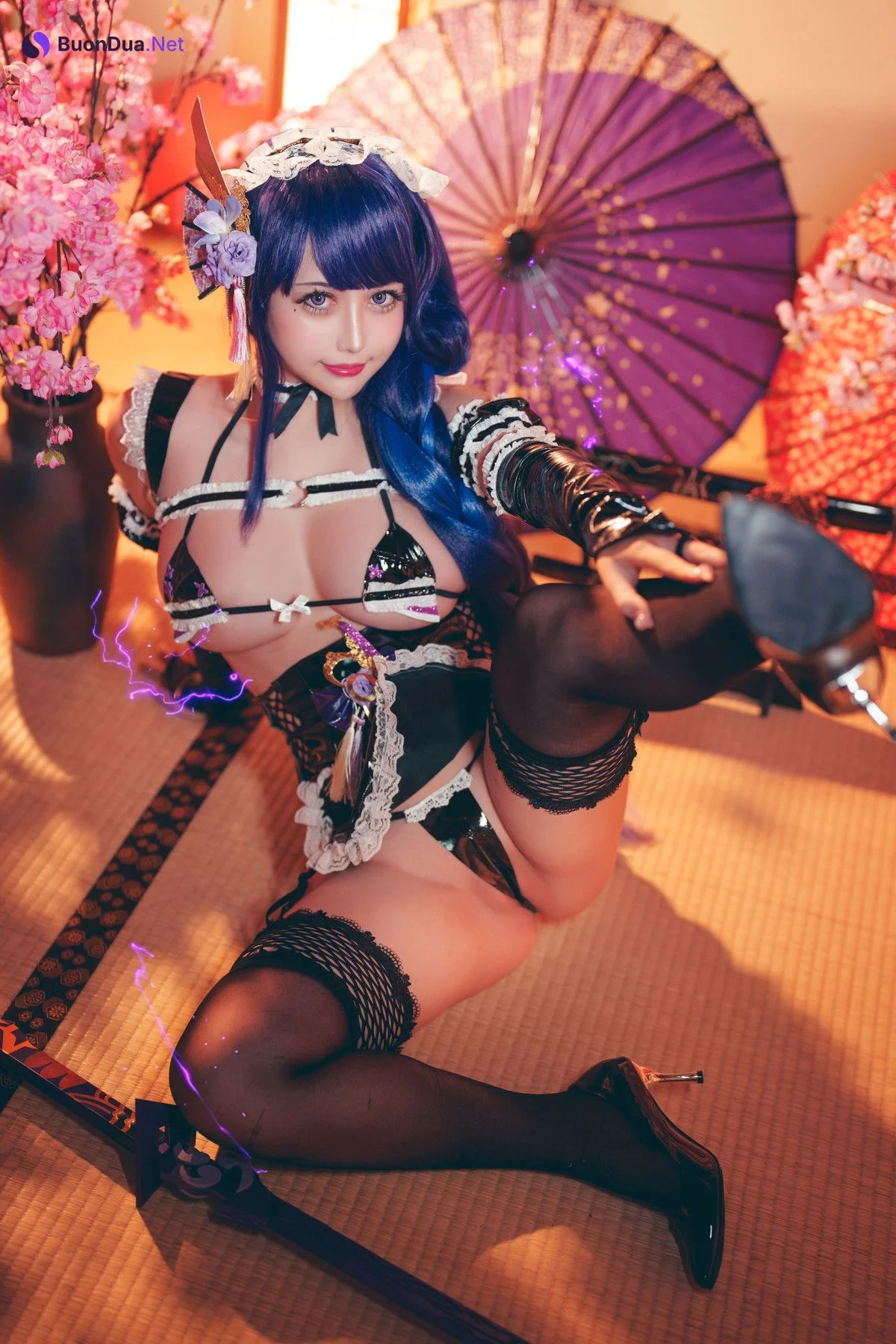 Cosplay 沖田凜花Rinka 雷电将军 - Photo 18