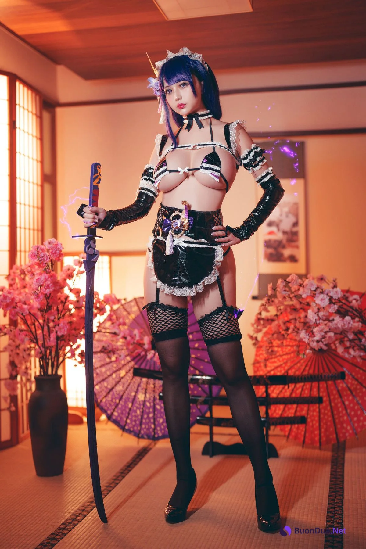 Cosplay 沖田凜花Rinka 雷电将军 - Photo 9