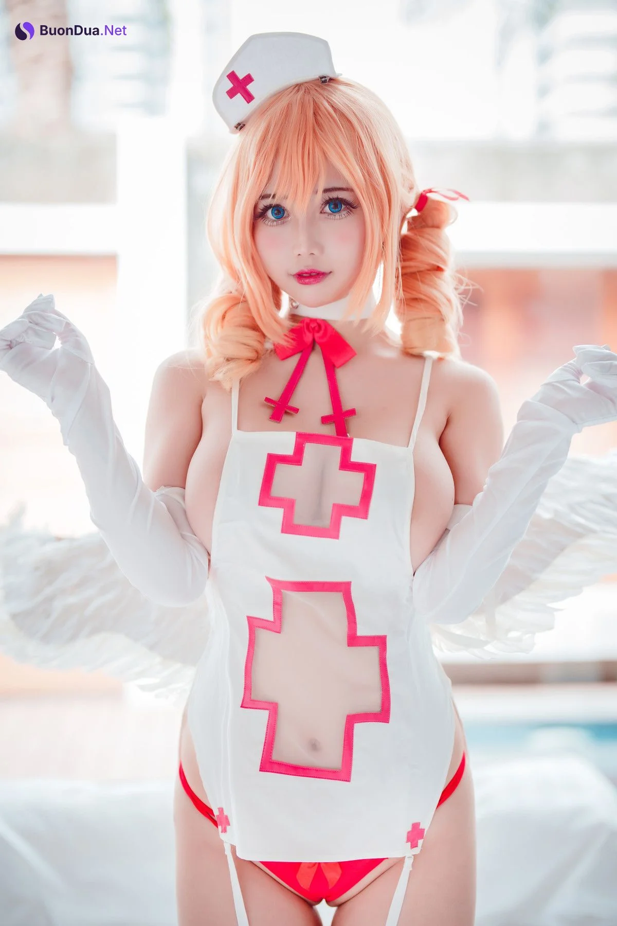 Cosplay 沖田凜花Rinka Angle Nurse - Photo 13