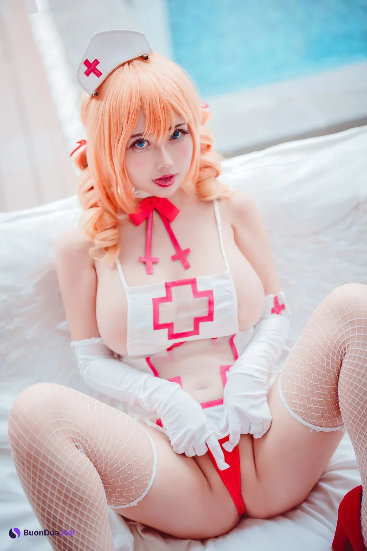 Cosplay 沖田凜花Rinka Angle Nurse - Photo 14