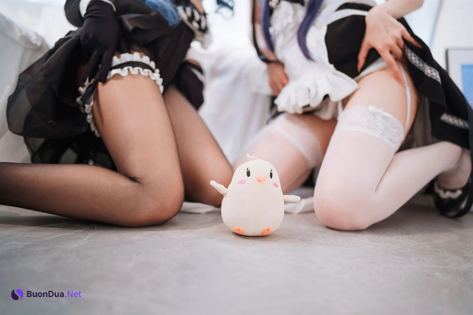 Cosplay rioko凉凉子 肉扣热热子 奥古斯特 女仆装 - 사진 14