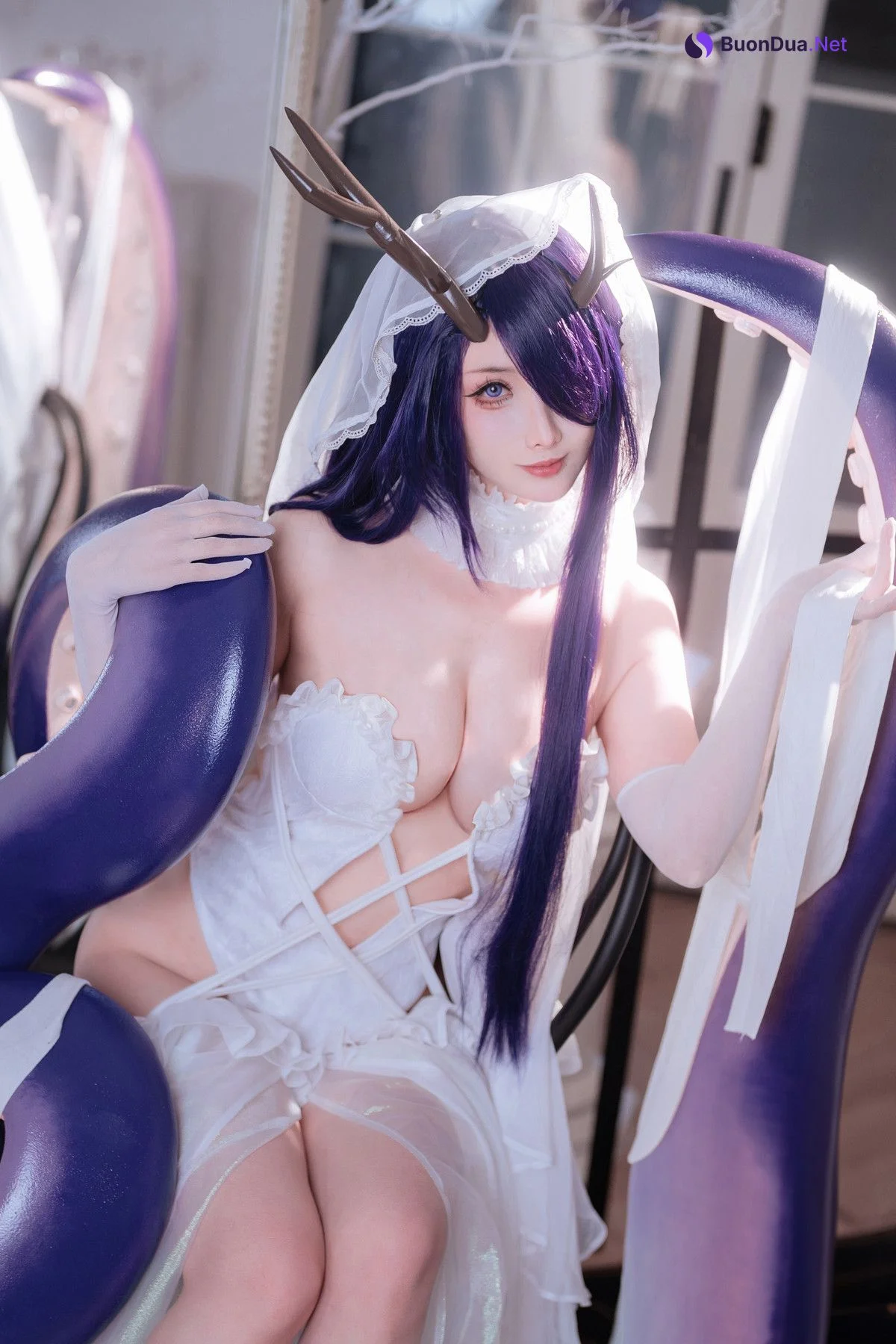Cosplay Rioko凉凉子 碧蓝航线 金鹿号 - Photo 12