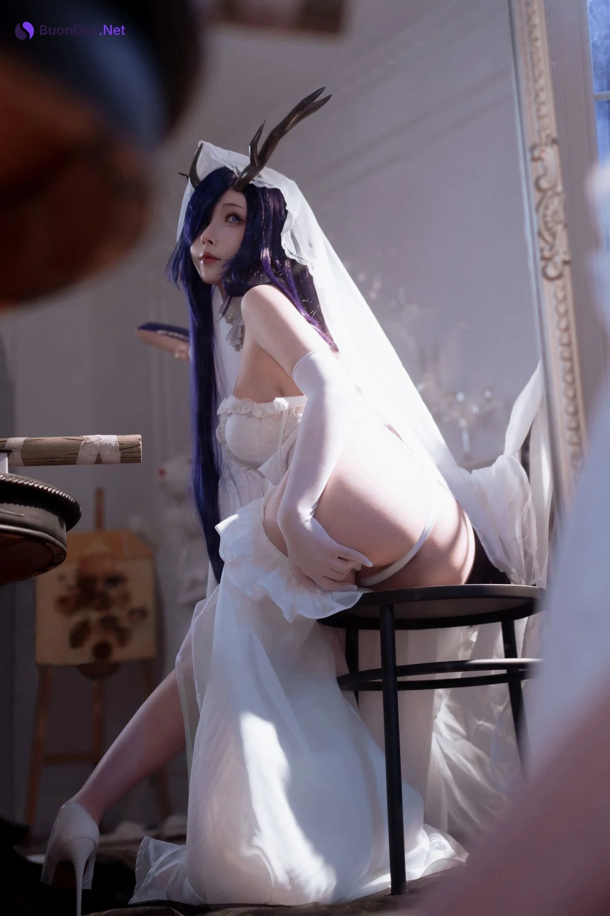 Cosplay Rioko凉凉子 碧蓝航线 金鹿号 - Photo 16