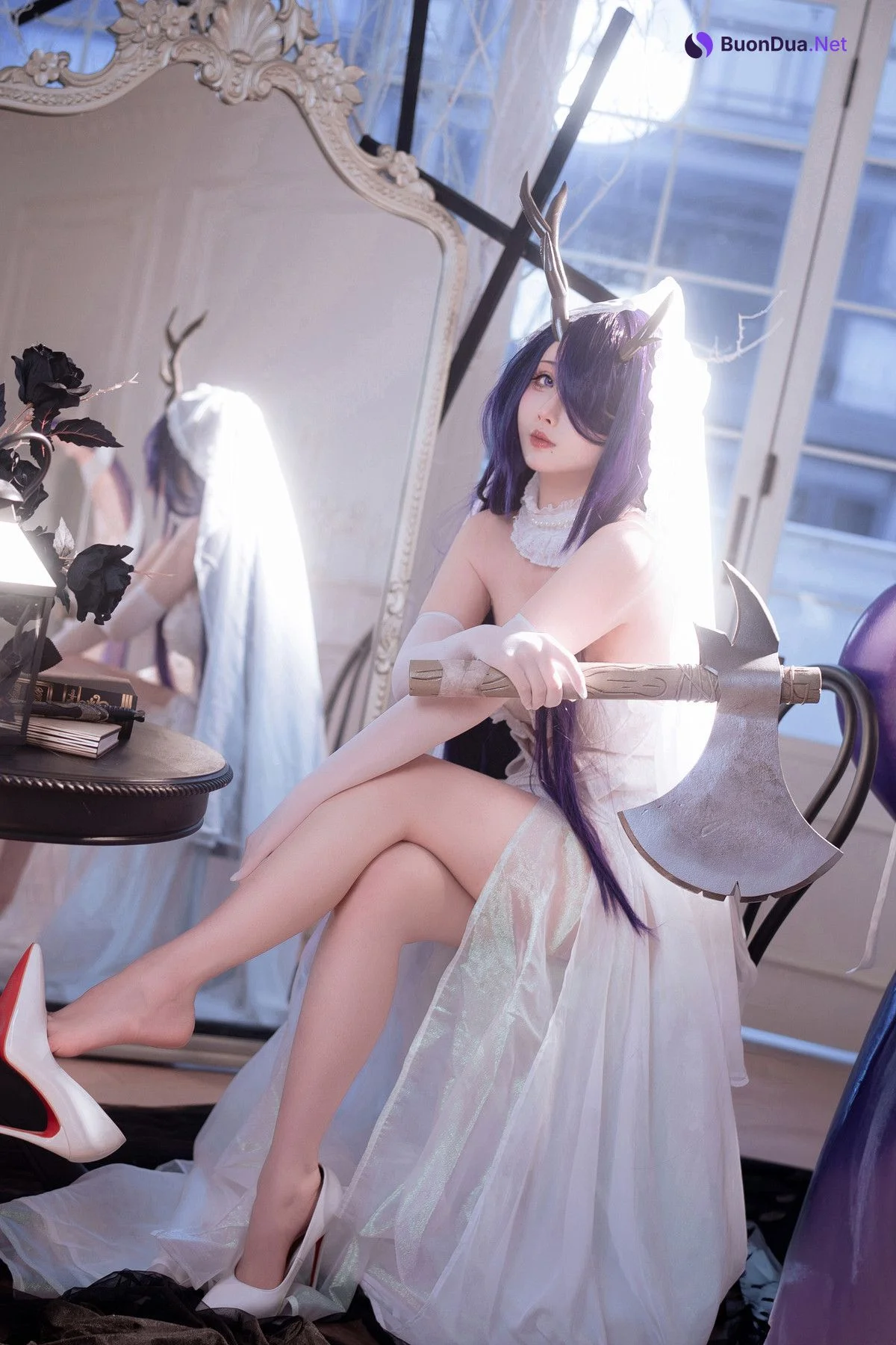 Cosplay Rioko凉凉子 碧蓝航线 金鹿号 - Photo 2