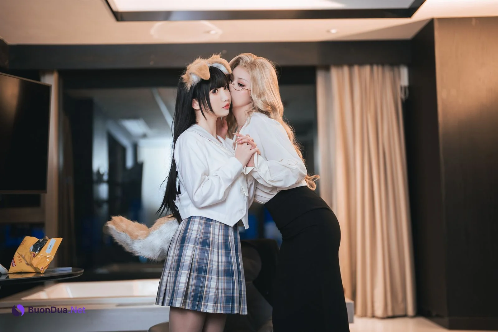 Cosplay rioko凉凉子 面饼仙儿 女上司双人版 - Photo 14