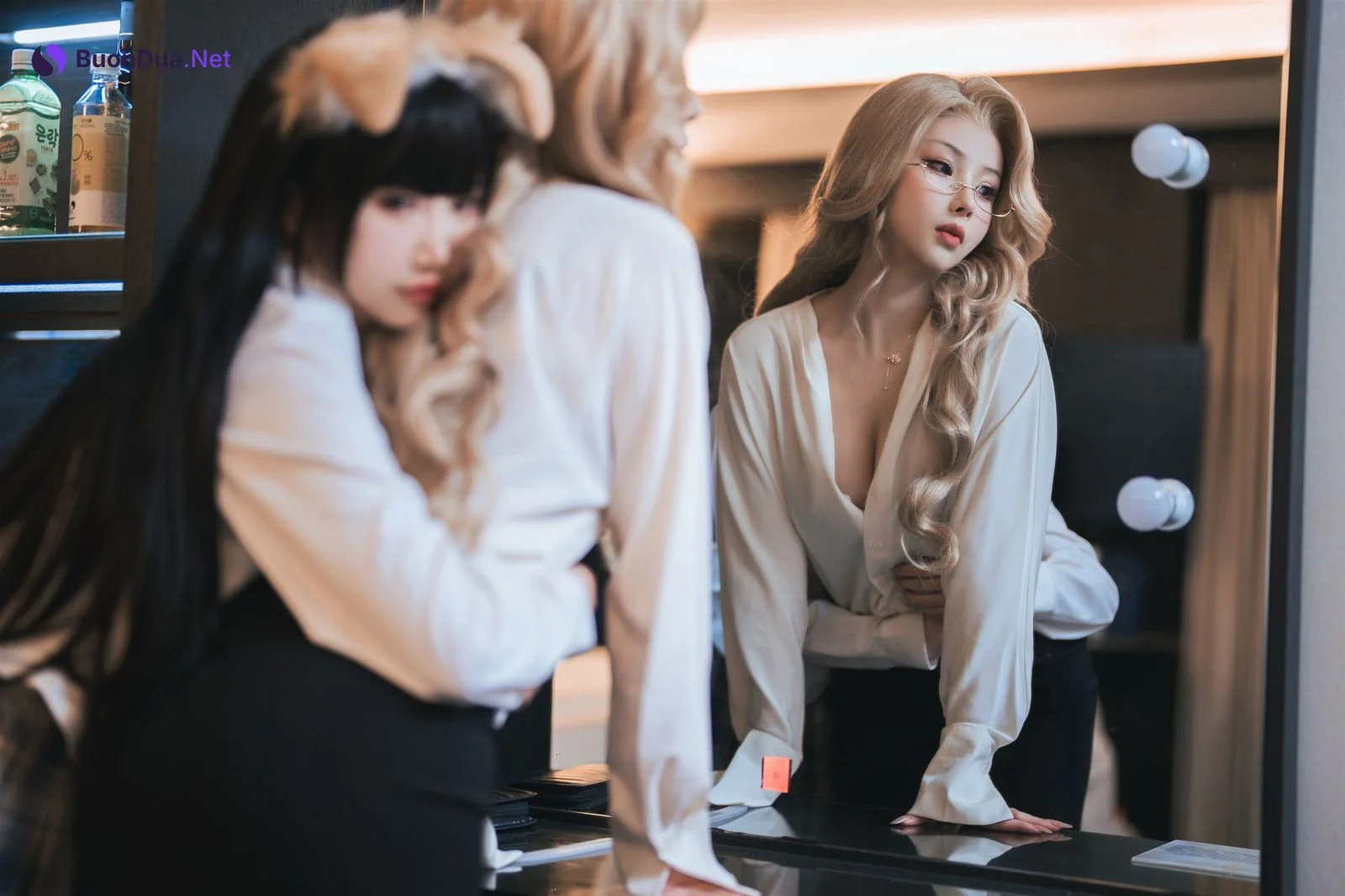 Cosplay rioko凉凉子 面饼仙儿 女上司双人版 - Photo 15