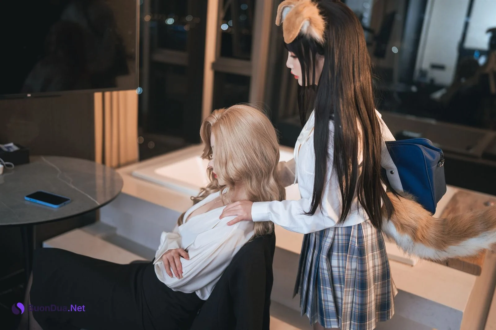 Cosplay rioko凉凉子 面饼仙儿 女上司双人版 - Photo 3