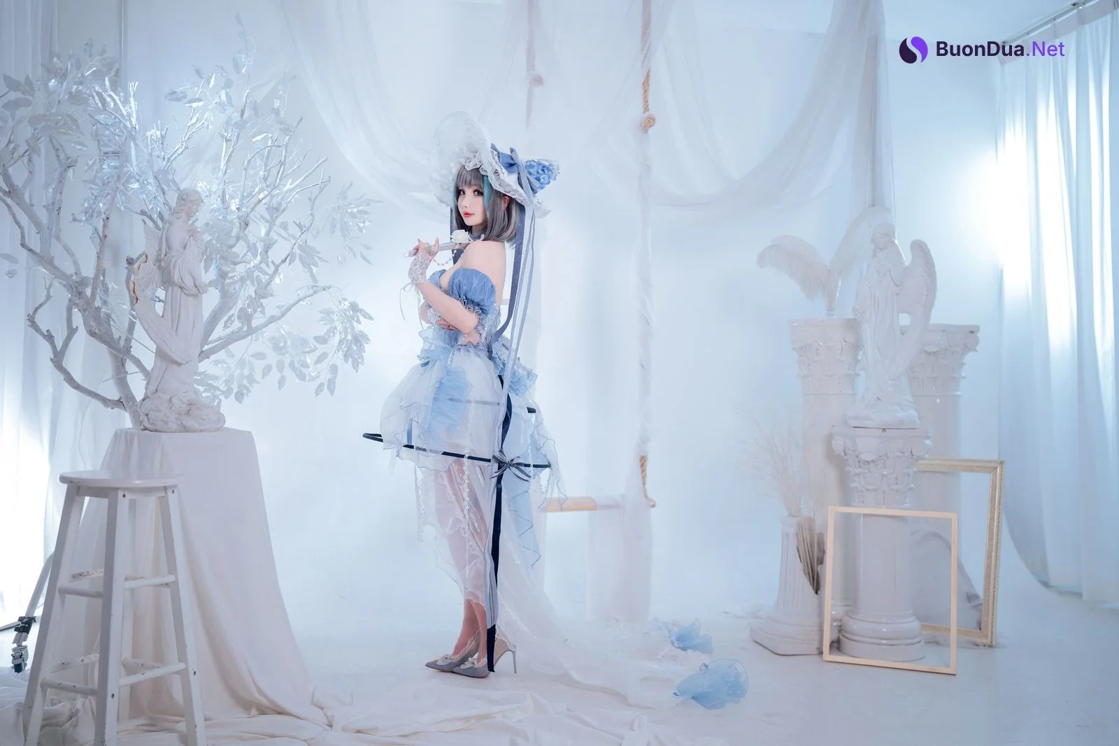 Cosplay Rioko凉凉子 柴郡冰雪公主 - Photo 2