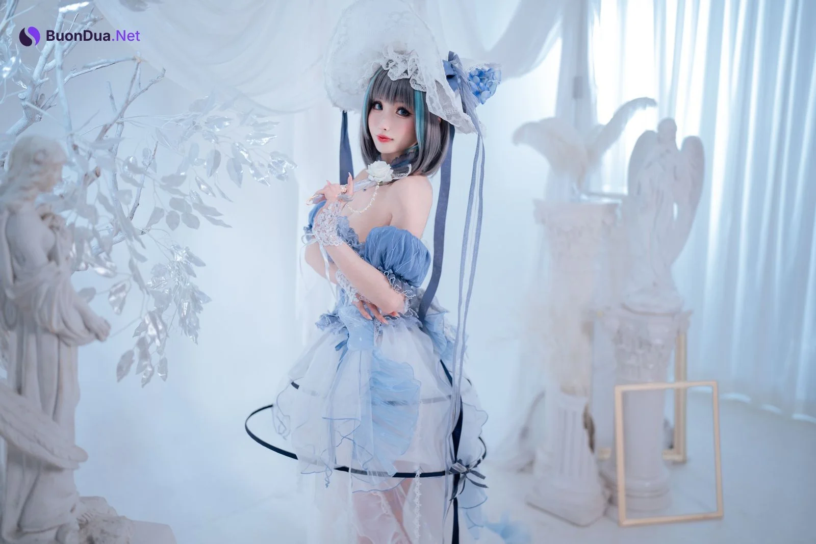 Cosplay Rioko凉凉子 柴郡冰雪公主 - Photo 3