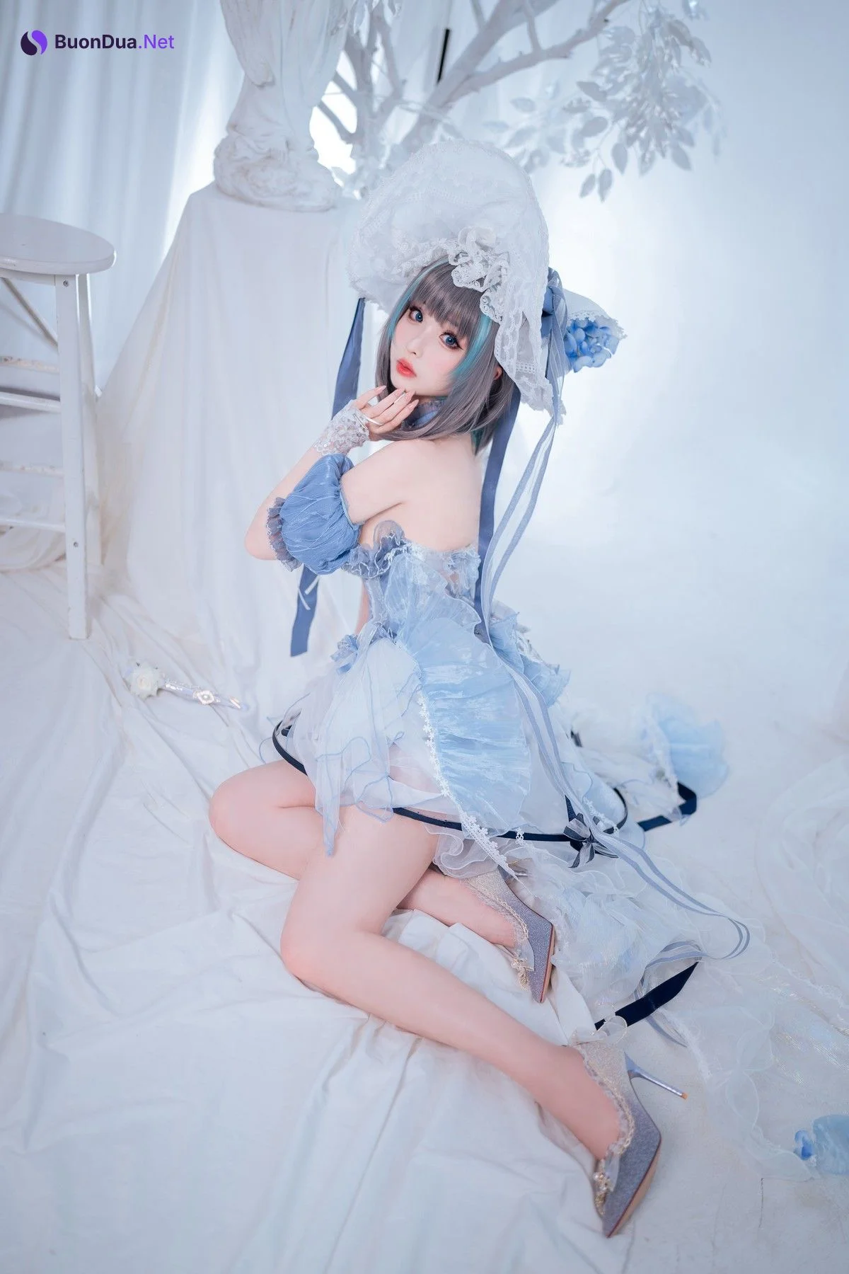 Cosplay Rioko凉凉子 柴郡冰雪公主 - Photo 6