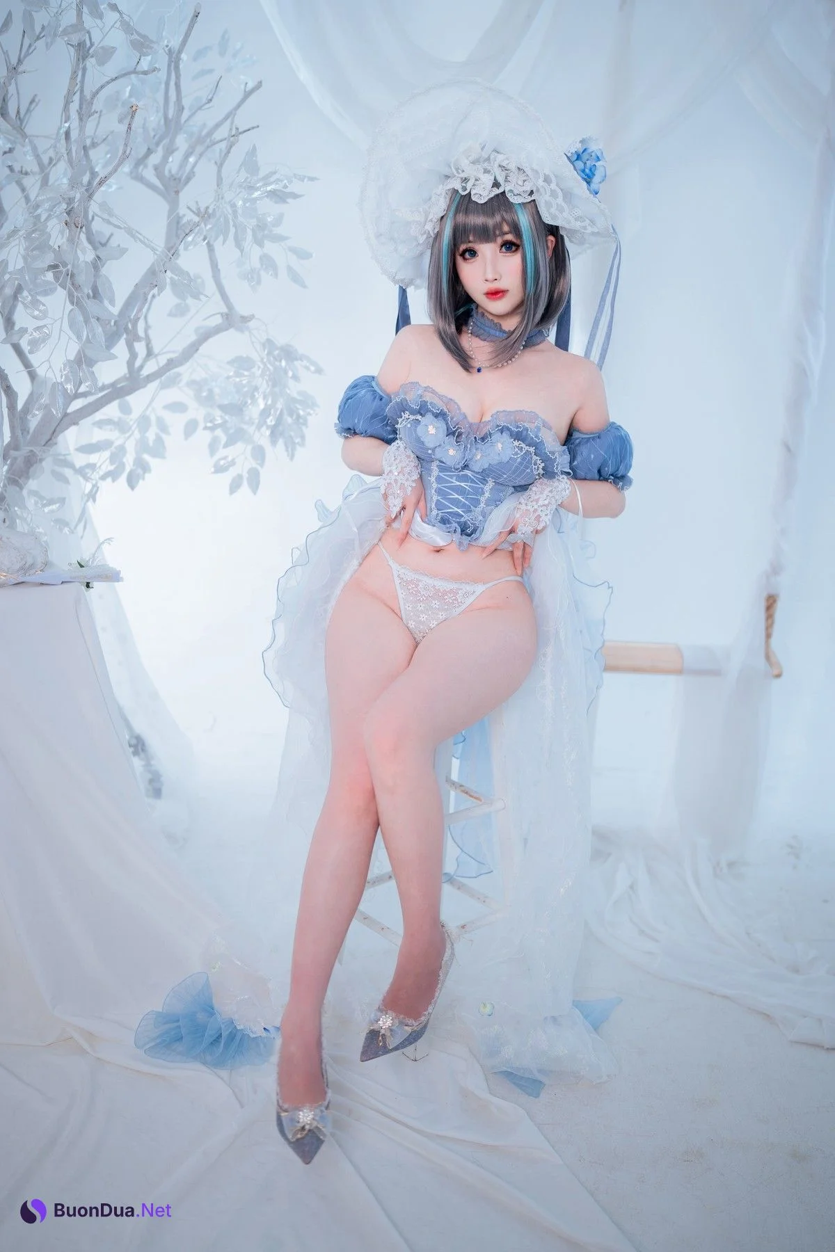 Cosplay Rioko凉凉子 柴郡冰雪公主 - Photo 8