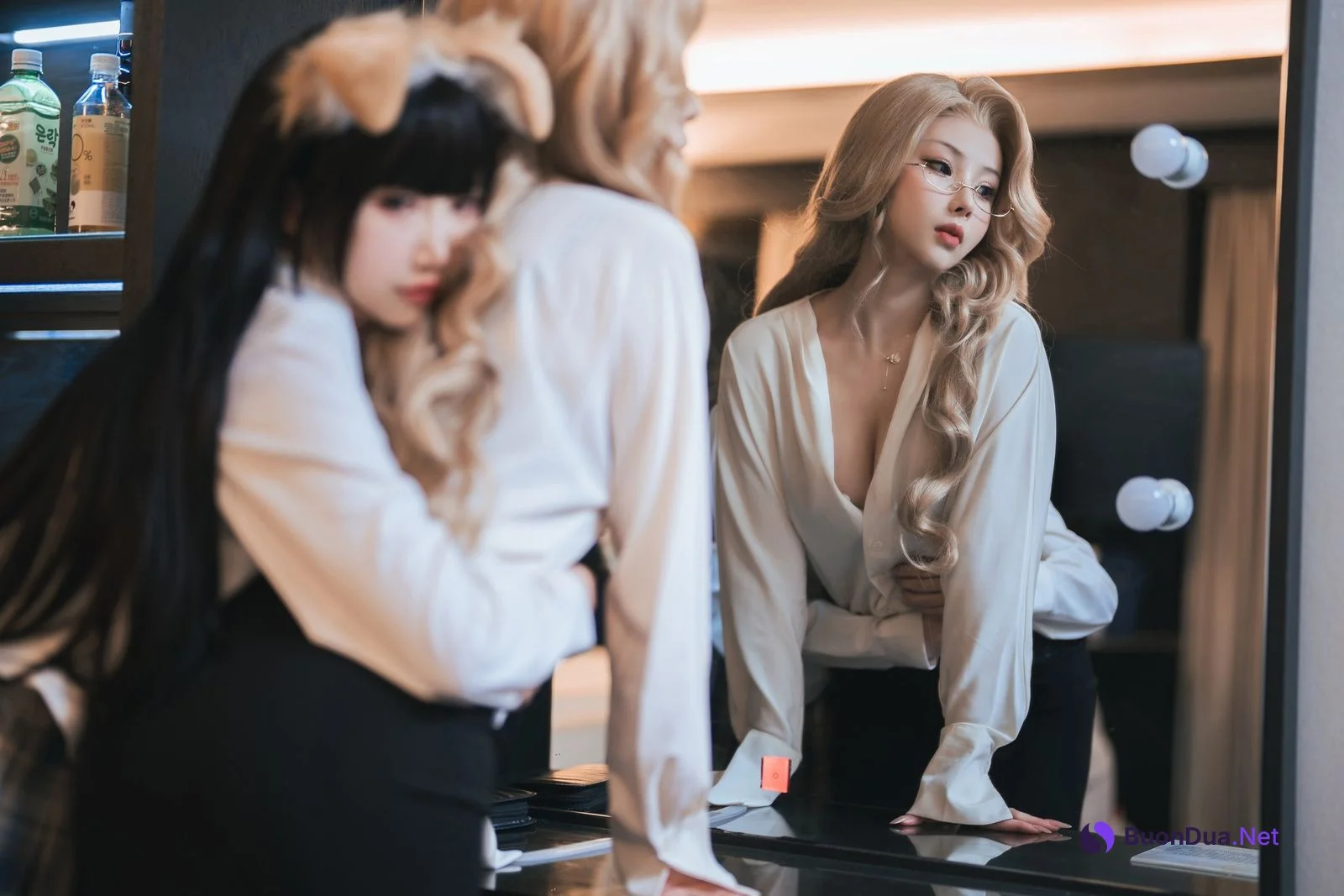 Cosplay 面饼仙儿 & rioko凉凉子 女上司-双人版 - Photo 15