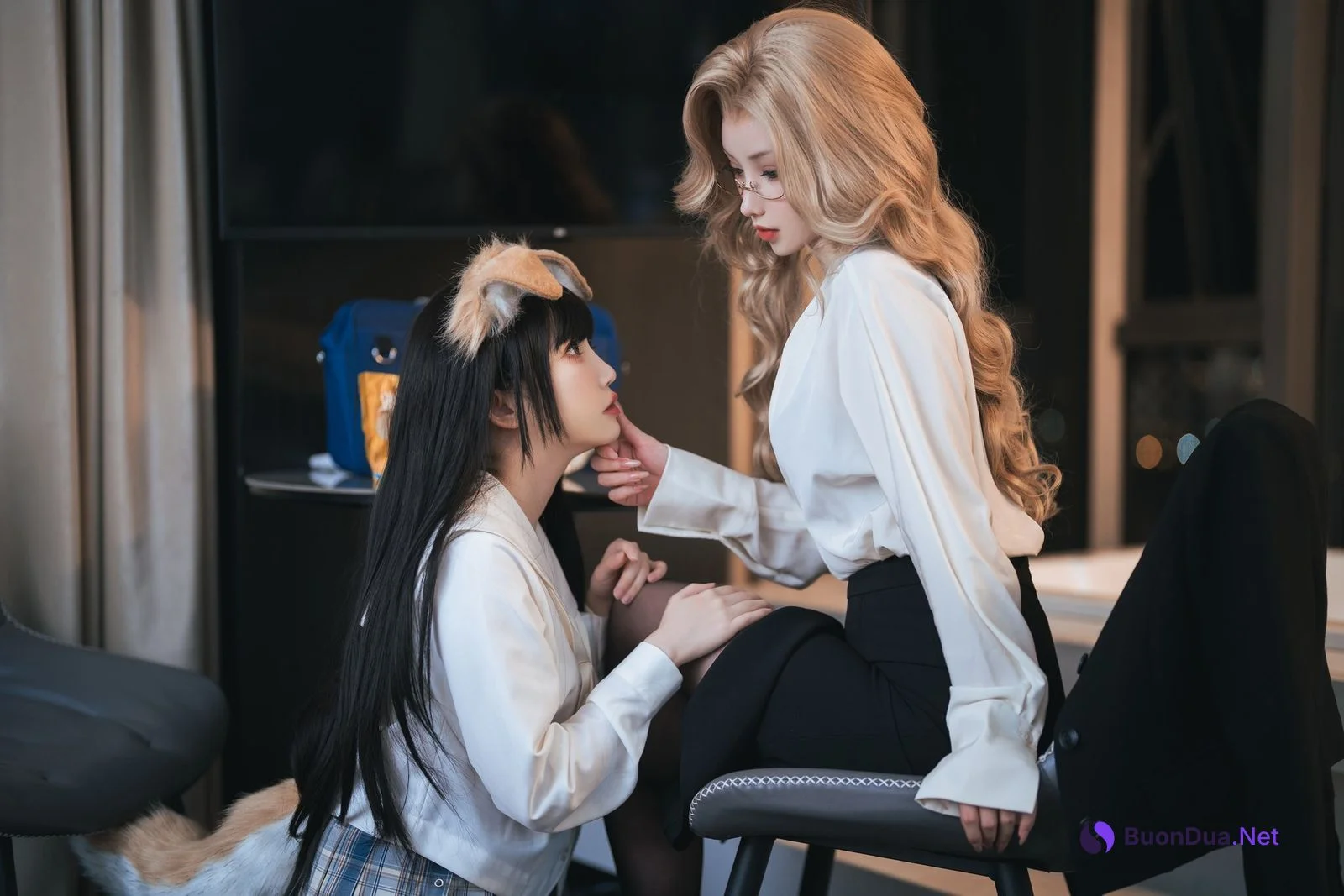 Cosplay 面饼仙儿 & rioko凉凉子 女上司-双人版 - Photo 7