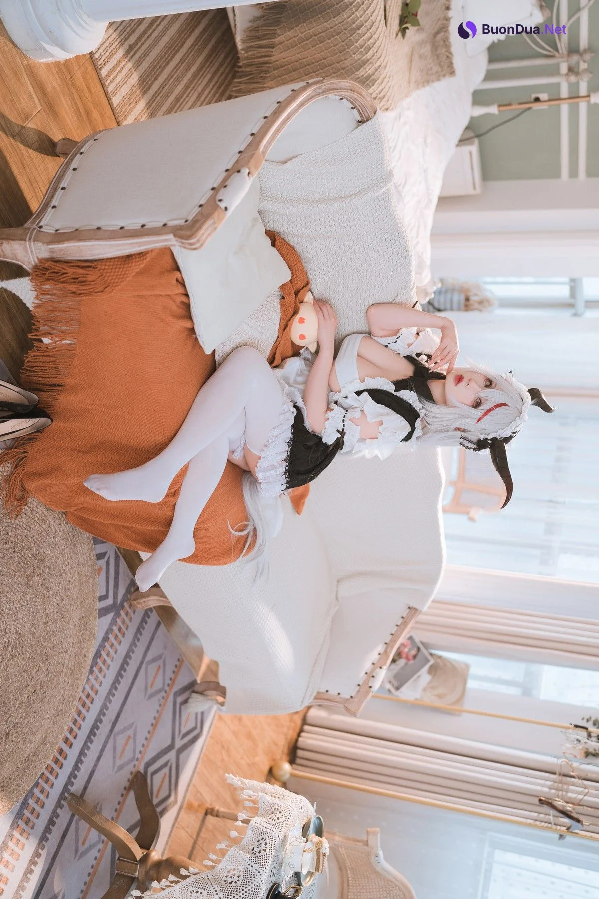 Cosplay rioko凉凉子 妄想航线 港区的龙女仆 - Photo 5