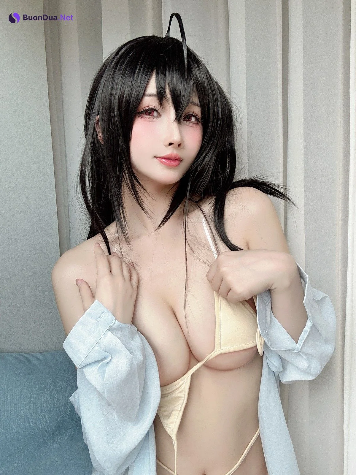 Cosplay Rioko凉凉子 大凤 海滨的白日美梦 - 사진 14
