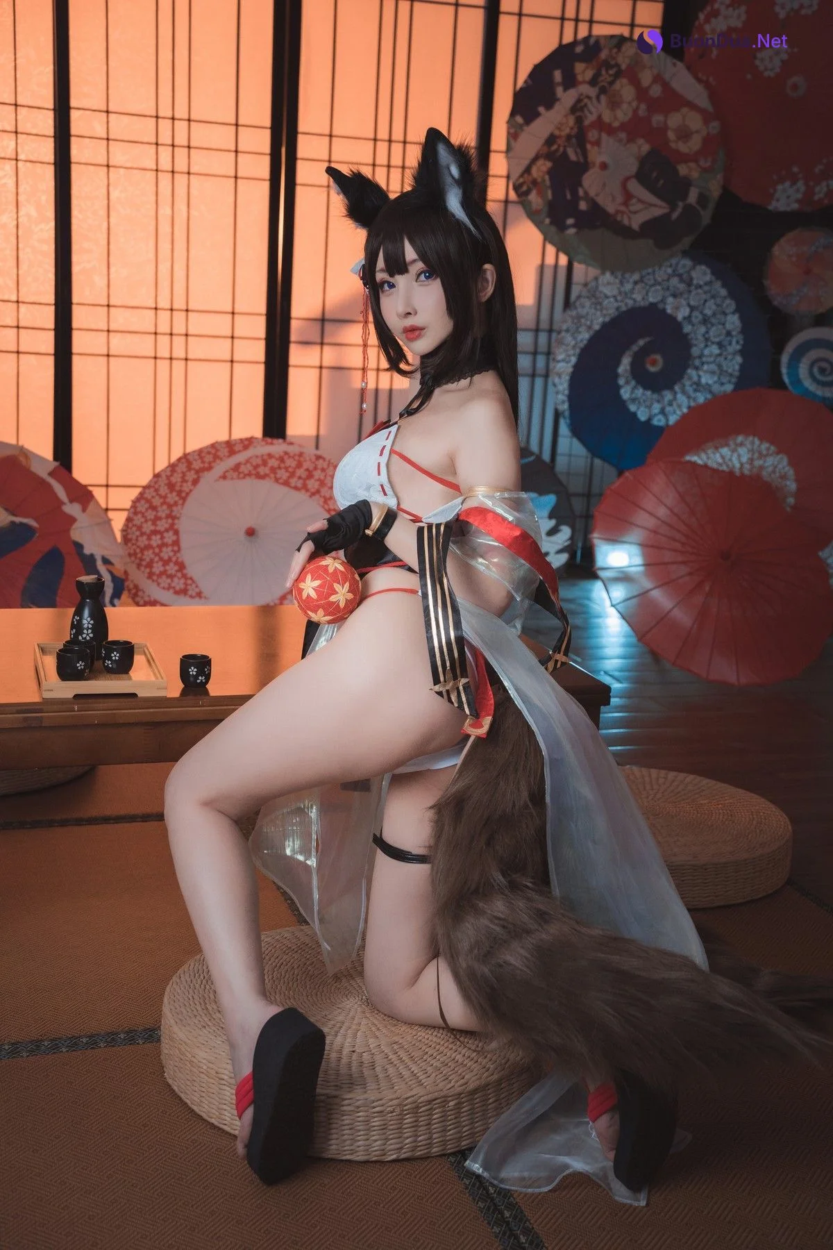 Cosplay rioko凉凉子 Azurlane Amagi - Photo 12