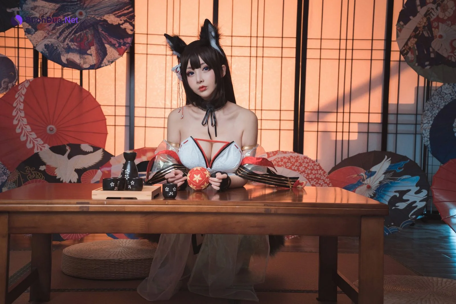 Cosplay rioko凉凉子 Azurlane Amagi - Photo 13