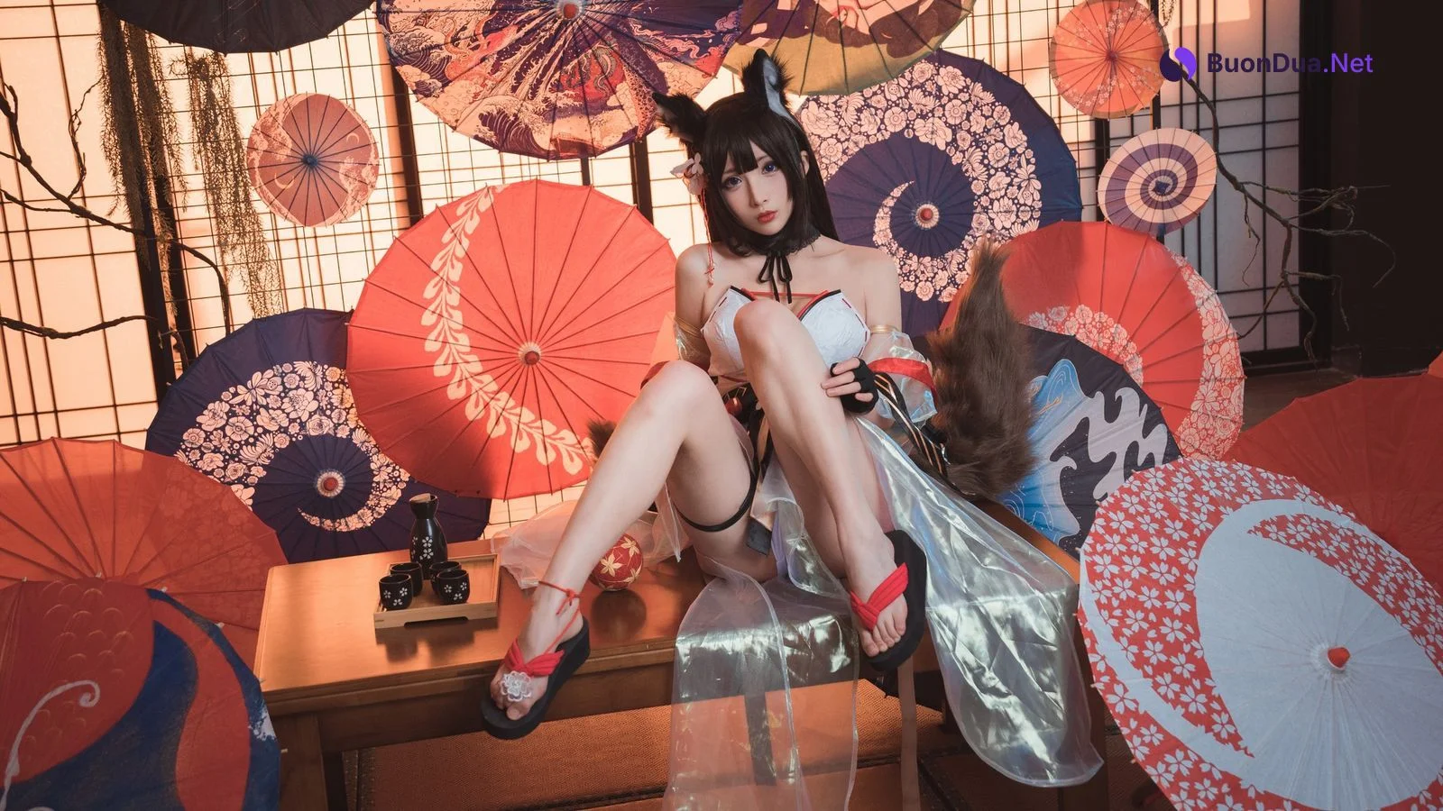 Cosplay rioko凉凉子 Azurlane Amagi - Photo 18