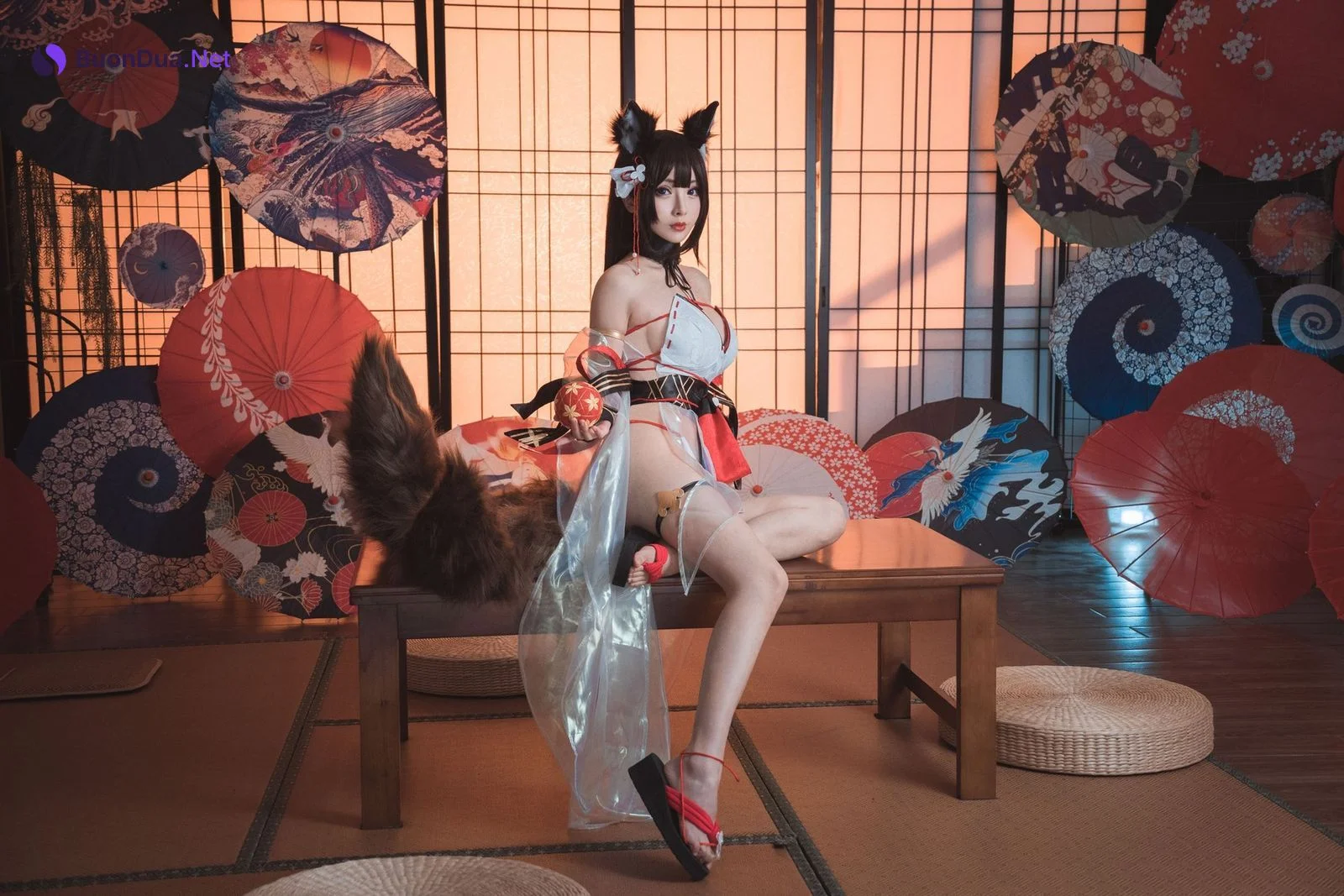 Cosplay rioko凉凉子 Azurlane Amagi - Photo 3