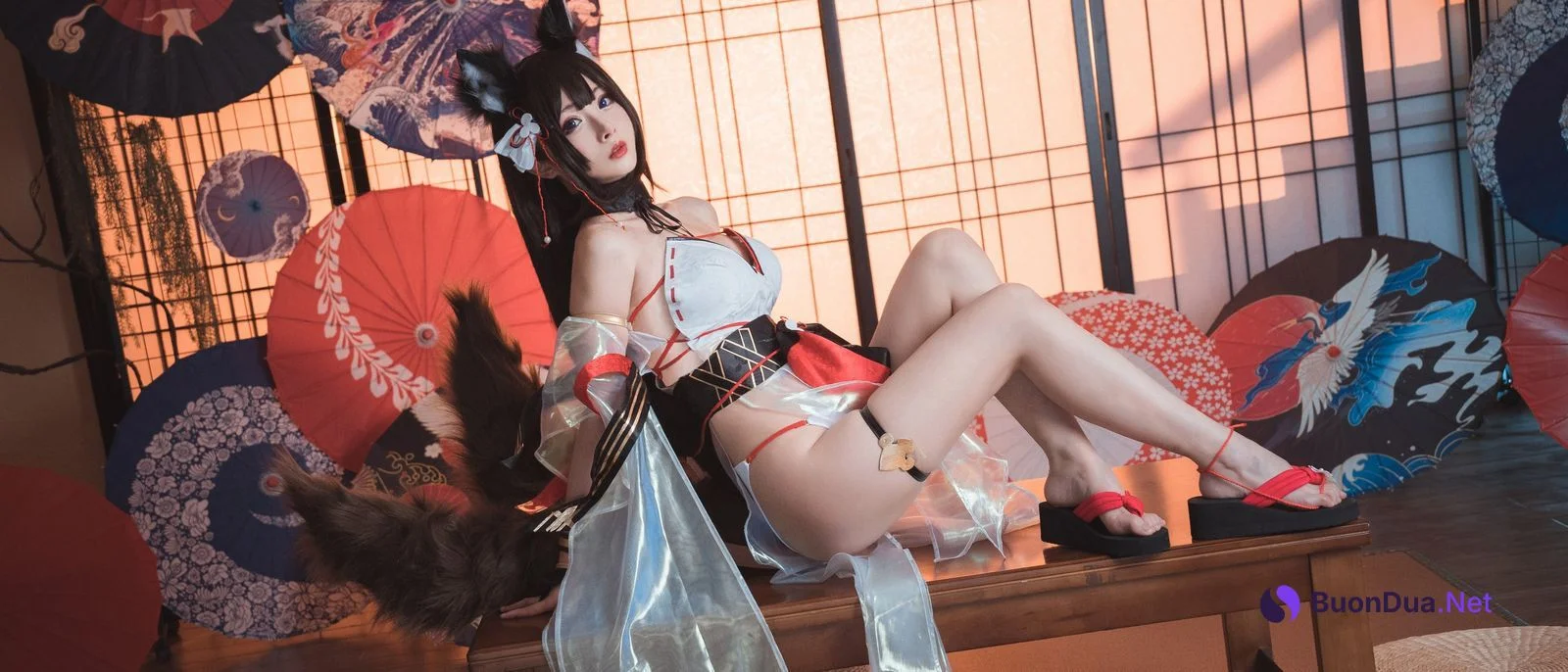 Cosplay rioko凉凉子 Azurlane Amagi - Photo 5