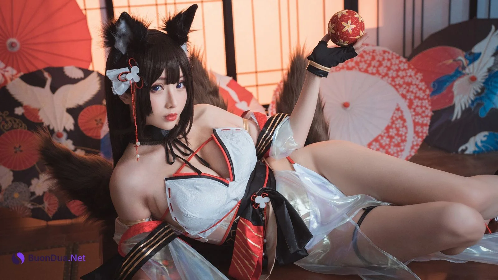 Cosplay rioko凉凉子 Azurlane Amagi - Photo 6