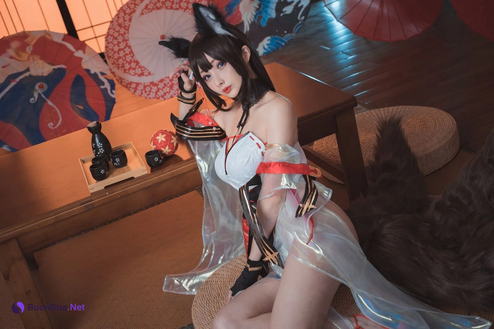 Cosplay rioko凉凉子 Azurlane Amagi - Photo 7